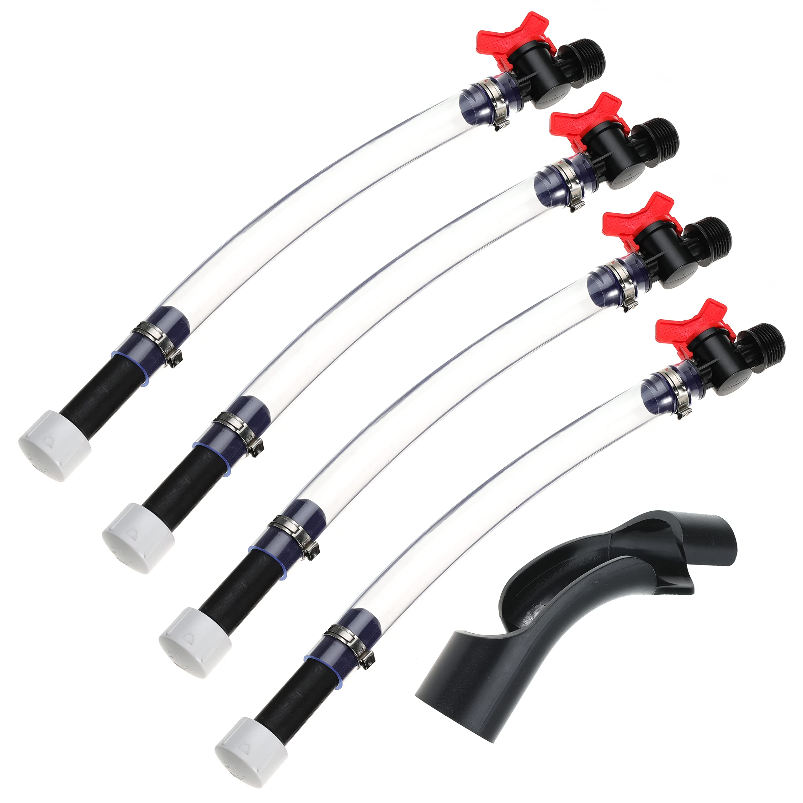 Jegs Fuel Filler Kit - LC2 Jugs with Ball Valve Hose, Bender for Scribner Fuel Tank