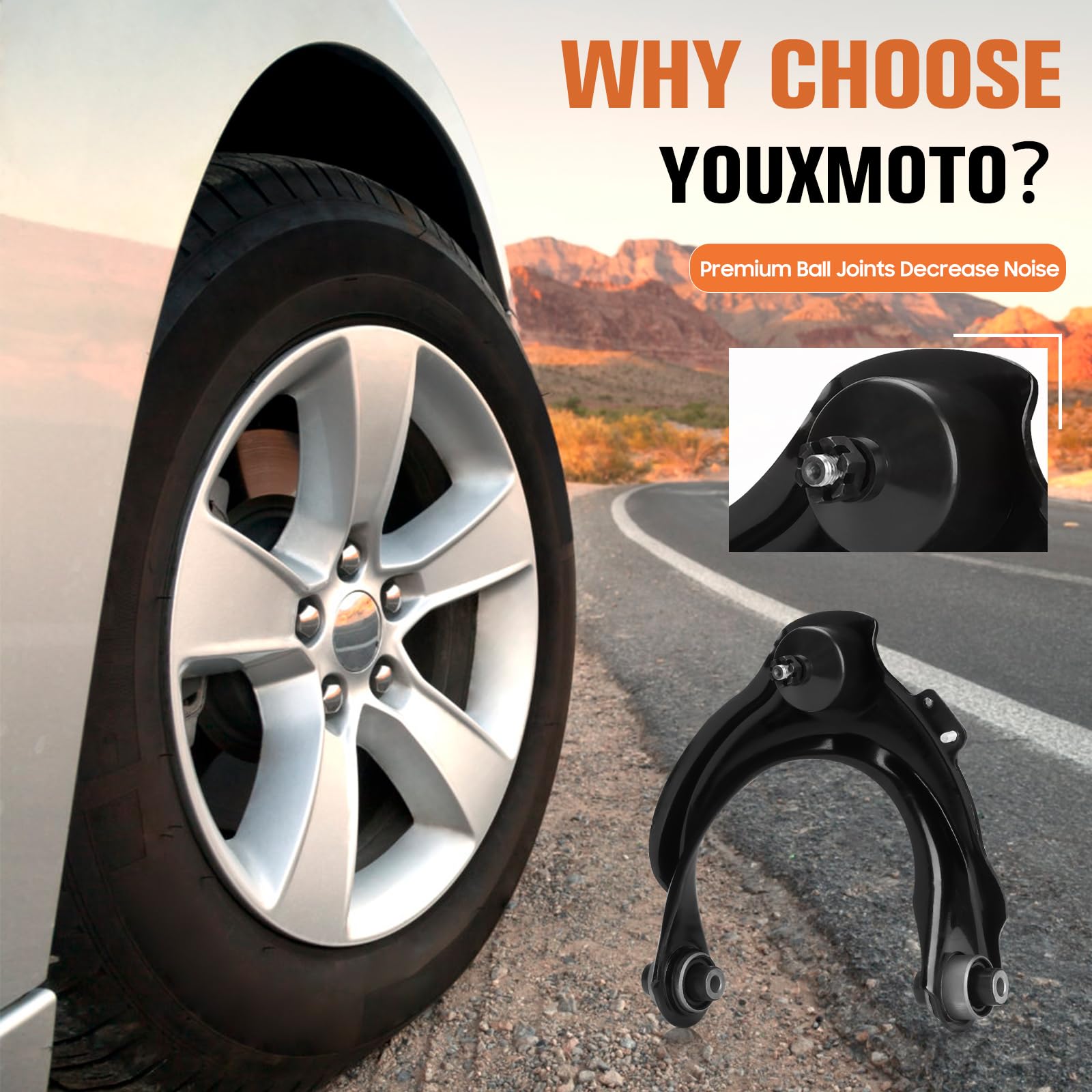 Front Upper Control Suspension Arms Fit For Honda Accord 2003 2004 2005 2006 2007, Fit For Acura Tsx 2004 2005 2006 2007 2008, K