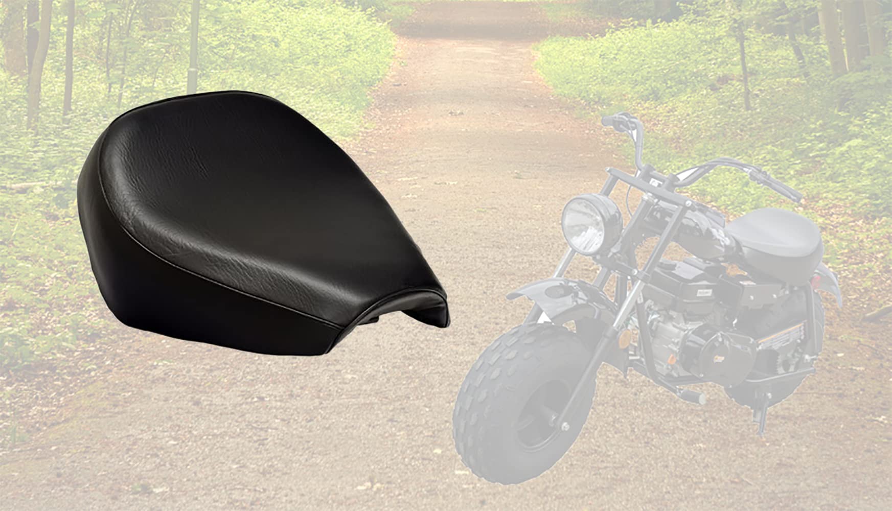 Alveytech Black Replacement Seat - Fits 196Cc 6.5Hp Massimo Mb200, Baja Heat Warrior Mb165 & Mb200 Motorsports, Falcon 200, Trai