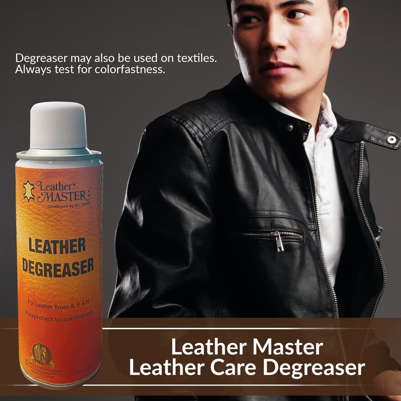 LEATHER MASTER Leather Care Degreaser Spray - 6.76 oz - Ultimate Cleaner for Leather, Car Interior, Furniture, and Detailing Kits
