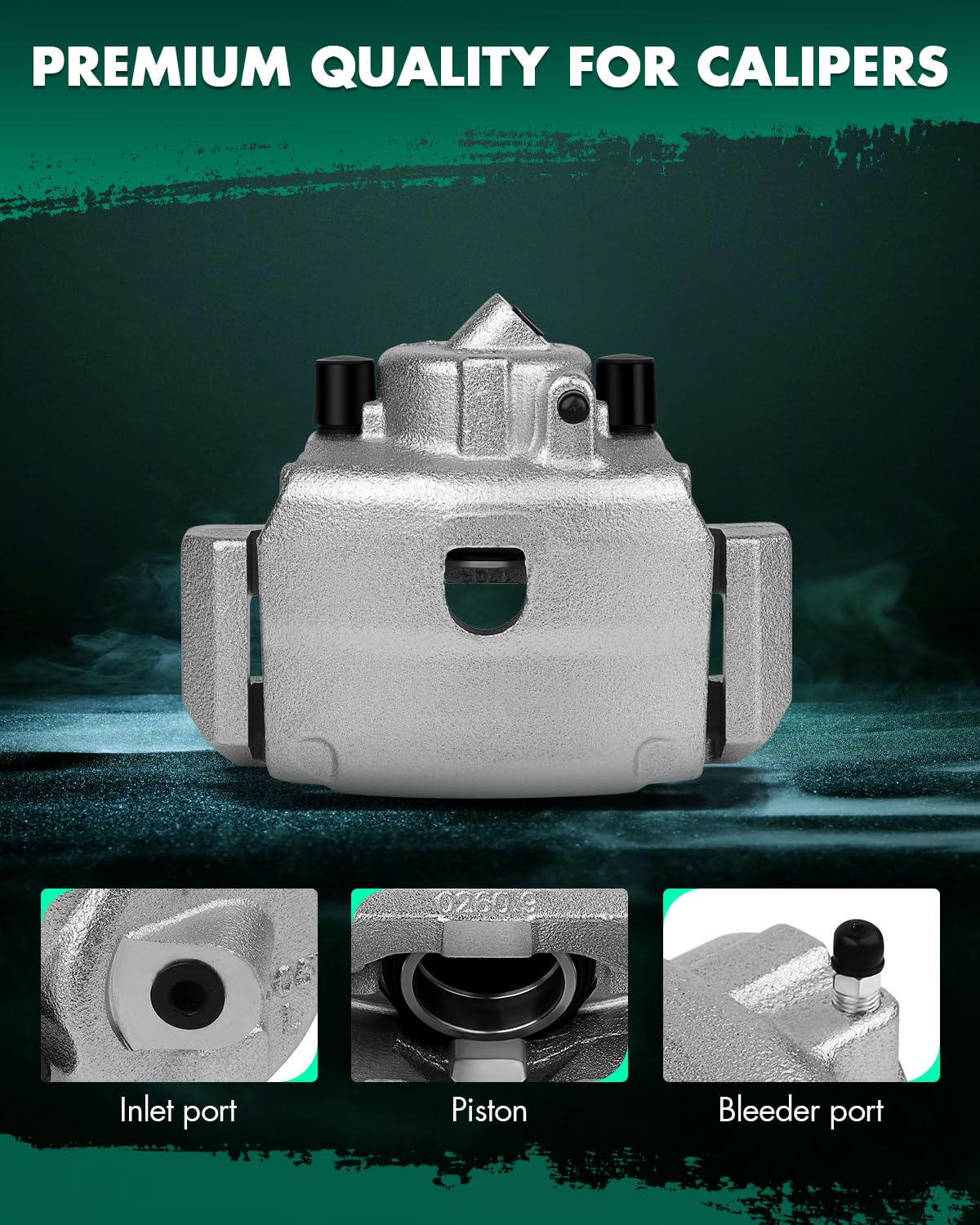 Scitoo Front Left Brake Caliper With Bracket 18B4778 Compatible For Ford For Escape 2001-2007 For Mazda Tribute 2001-2006 For Me