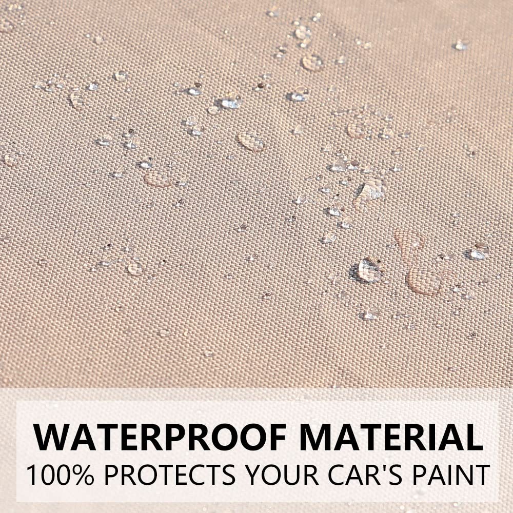 Suv Car Cover Water Resistant All Weather - Coverado Ultra-Protection 6 Layer 300D Heavy Duty Full Exterior Car Covers With Lock For Automobiles, Universal Fit For Outdoor Suv (170'-190')