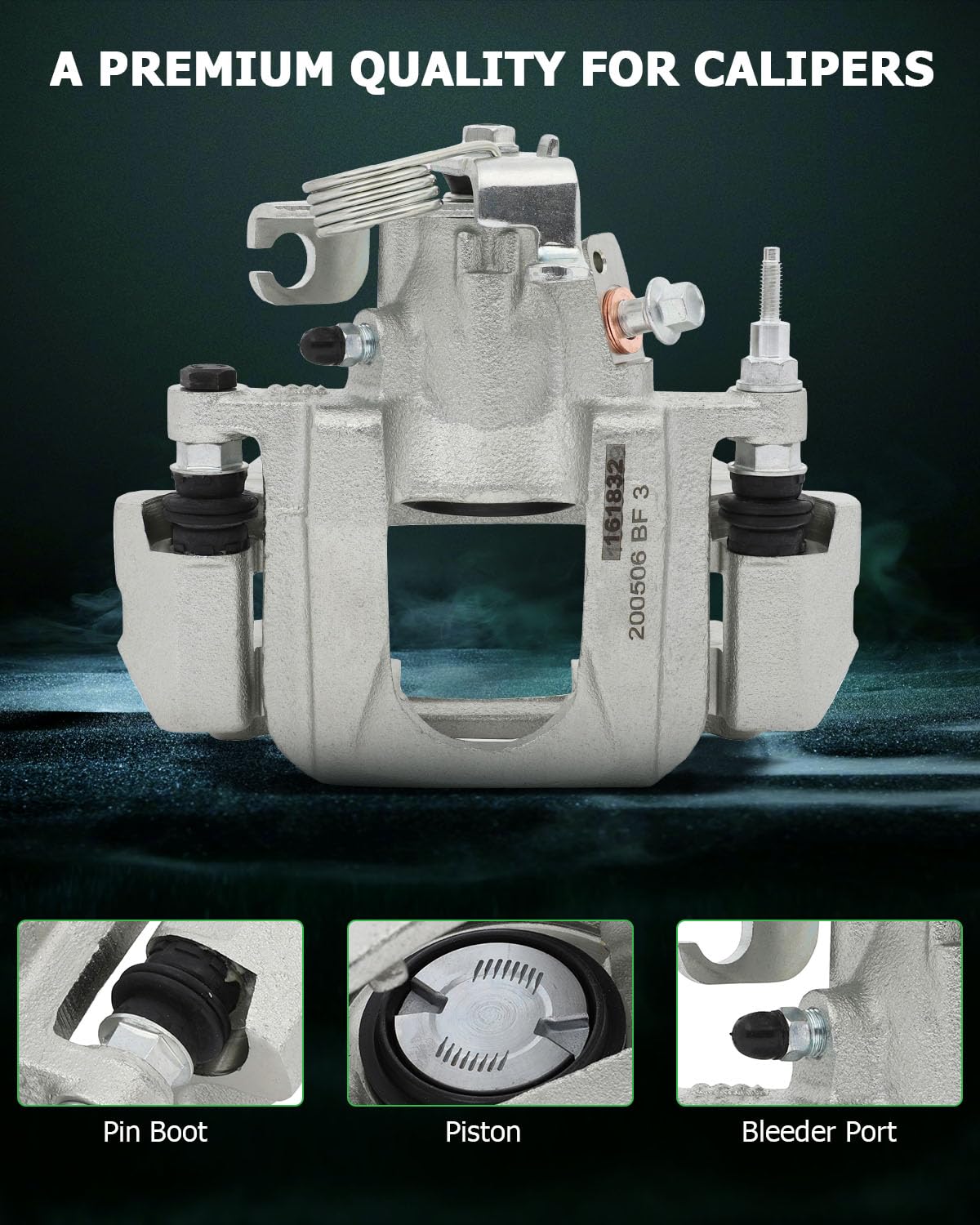 Scitoo 18B5298 Rear Right Disc Brake Caliper Assembly W/Bracket For Ford For Edge 2011-2014,For Lincoln For Mkx 2011-2015