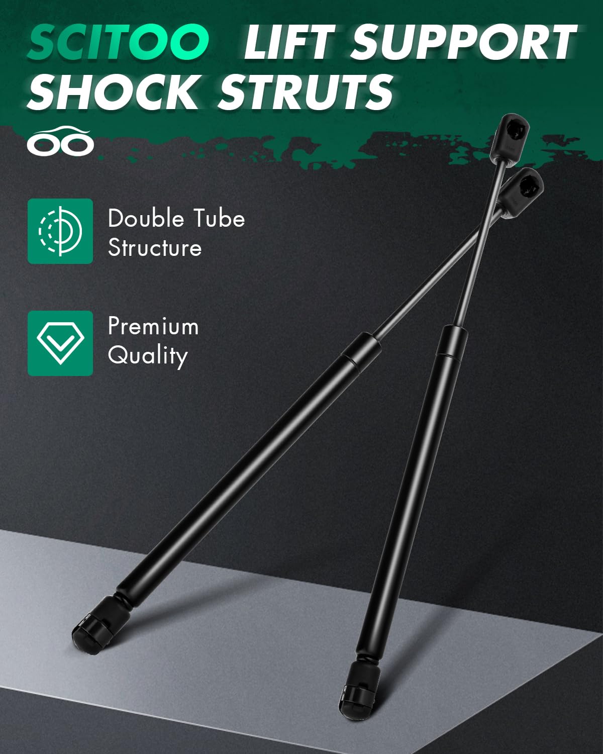 Scitoo Hood Lift Supports Replacement Struts Gas Springs Shocks Fit For Ford Explorer 4.0L 2002-2010,For Ford Explorer 4.6L 2002