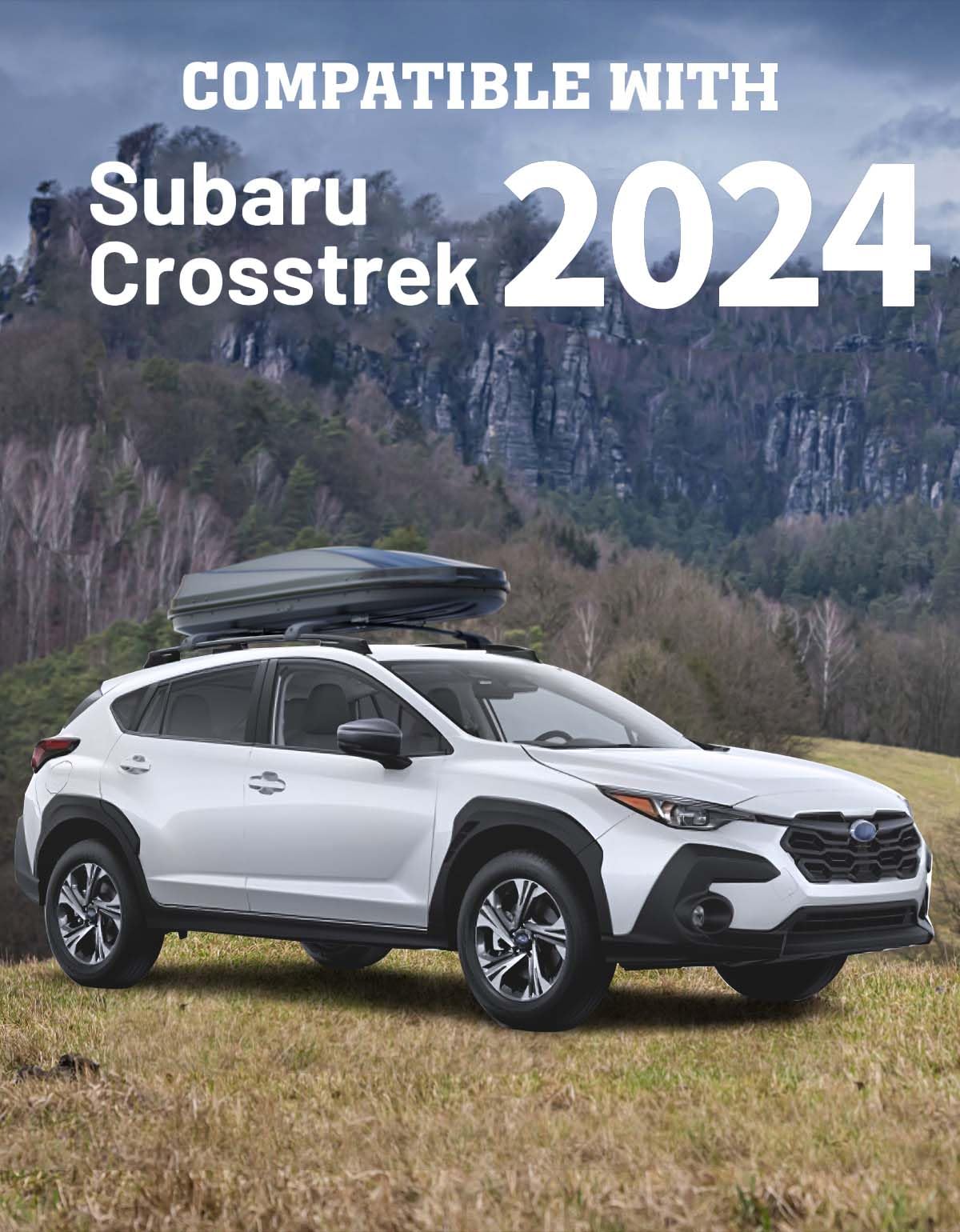 Hmmtyrack Car Roof Rack Cross Bars Compatible With Subaru Crosstrek 2024 (Not For Wilderness), Aluminum Roof Rails Crossbar With