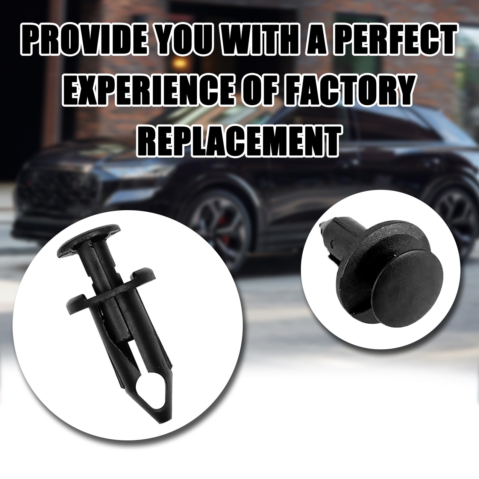 Gistilli 20Pcs Nylon Fender Fastener Rivet Push Clips Compatible with Honda Suzuki Kawasaki Rangers RZR Sportsman Polaris 766185