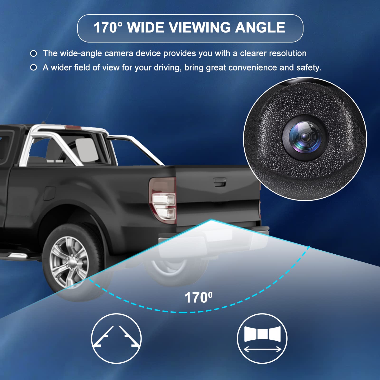 Partselect Rear Tailgate Handle Reverse View Backup Camera 8L3Z-9943400-Ac Replacement For Ford 2004-2014 F150, 2008-2016 F250 /