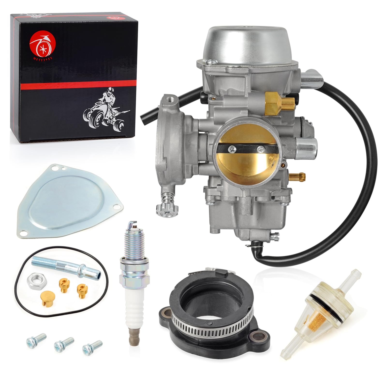 Carburetor Carb & Intake Manifold For Polaris Outlaw 500 Predator 500 2003 2004 2005 2006 2007