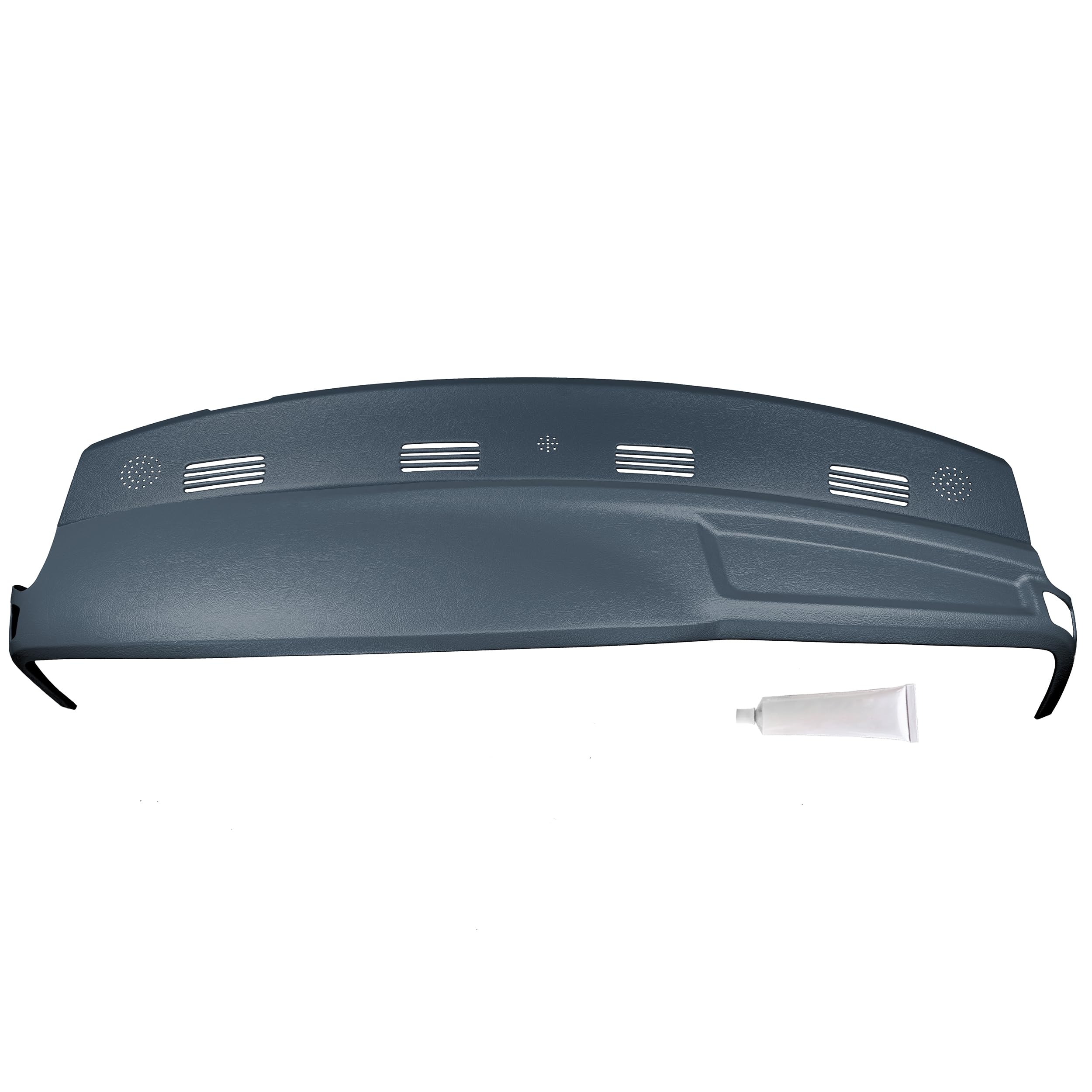 Dashskin One Piece Molded Dash Cover Cap Compatible With 2002-2005 Dodge Ram (2003-2005 Ram 2500 & 3500) In Navy Blue - Made In