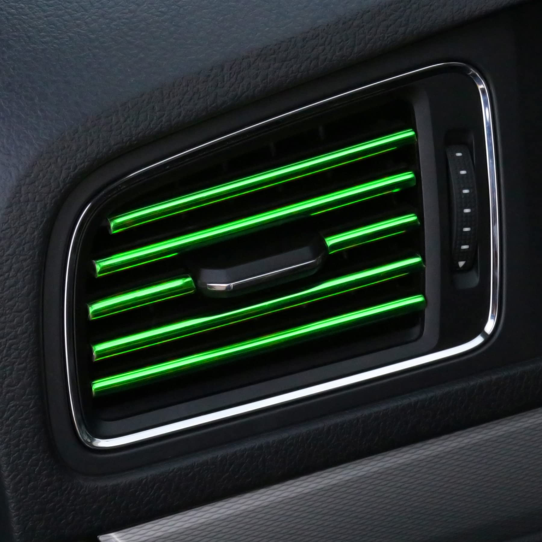 LivTee 20 Pieces Car Air Conditioner Decoration Strip for Vent Outlet, Universal Waterproof Bendable Air Vent Outlet Trim Decora