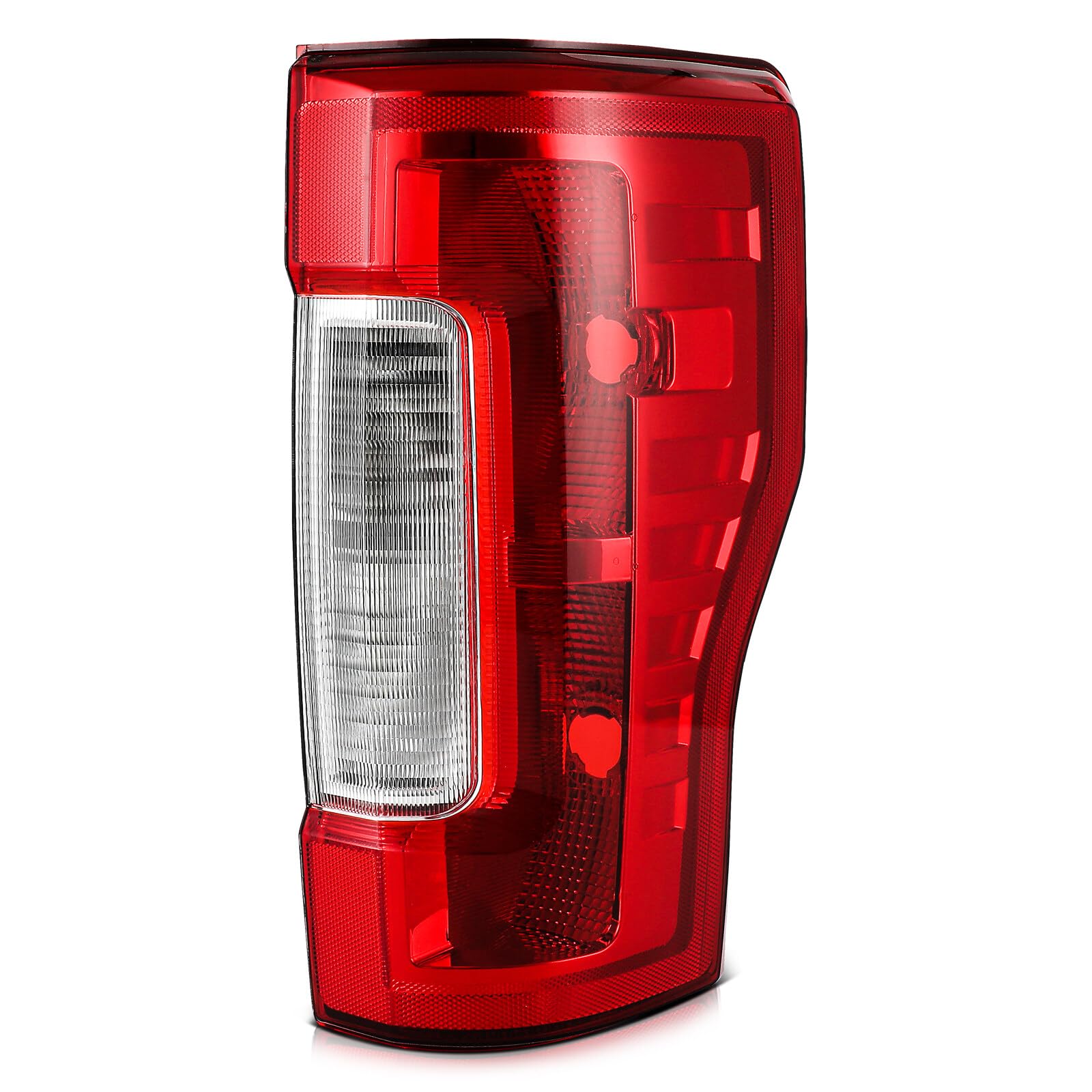 LBRST Tail Light Fit 2017-2019 for F-250 Super Duty, 2017-2019 for F-350 Super Duty Chrome Housing Red Lens Right Tail Light Ass