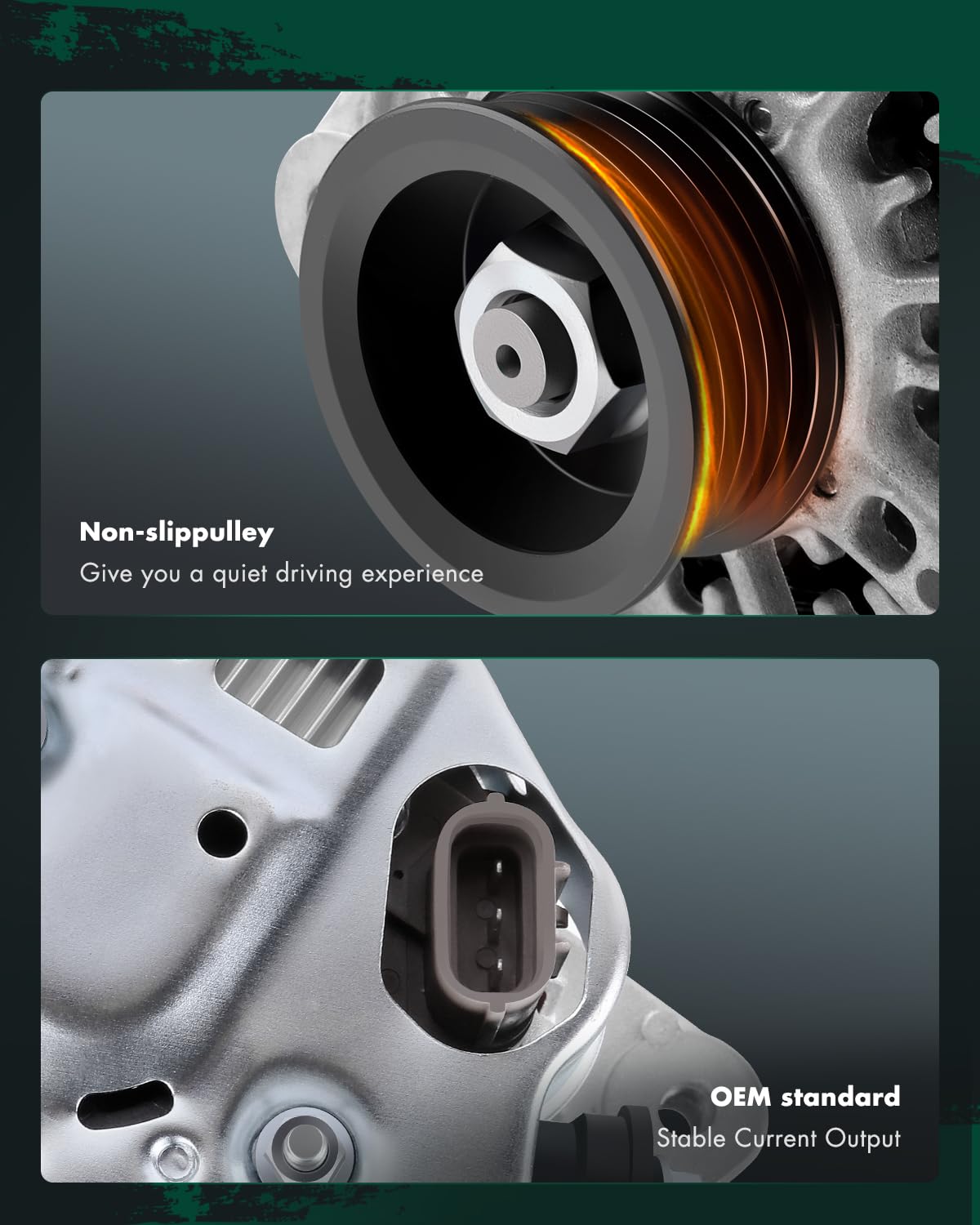 SCITOO New Alternator 95Amp 4-Wire Replacement for Suzuki for Grand Vitara 2001 2005,for Suzuki for XL-7 2002-2006 11164, 13982