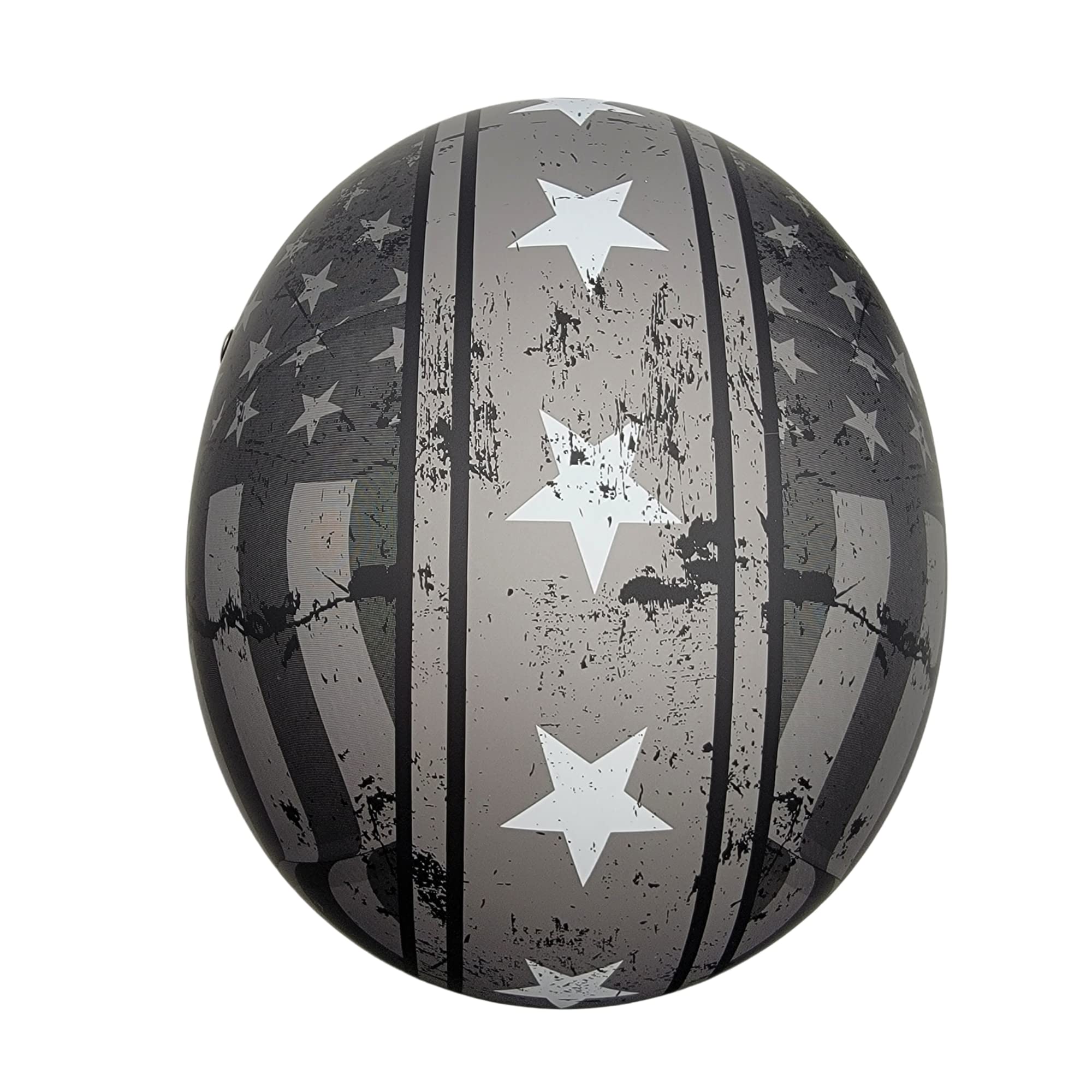 Vega Helmets Warrior Motorcycle Helmet W/Sunshield (Patriotic Flag, X-Large) (7817-055),Black