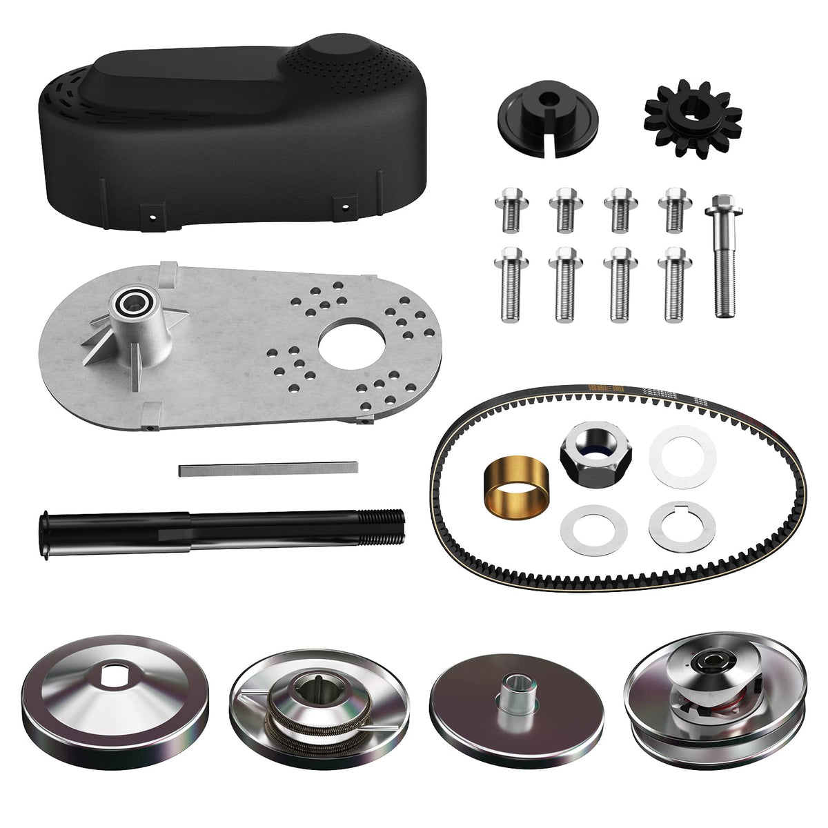 Torque Converter 3/4'' Go Kart Clutch Kit 12T 35 Chain Cvt Tav2 Manco Comet Drive Belt Compatible For Mini Bike Predator Driver