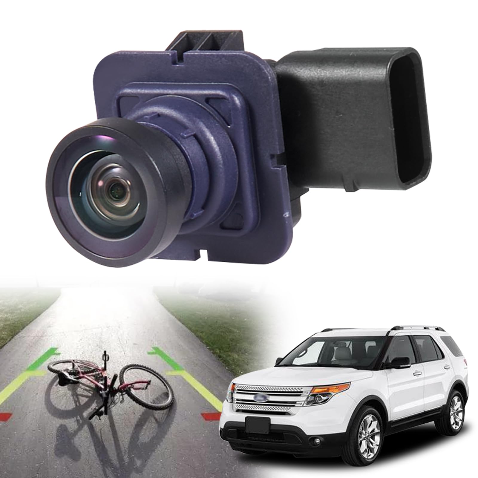Autobaba Backup Camera Safety Rear View Park Assist Back Up Camera Compatible With 2011 2012 2013 2014 2015 Ford Explorer Views 