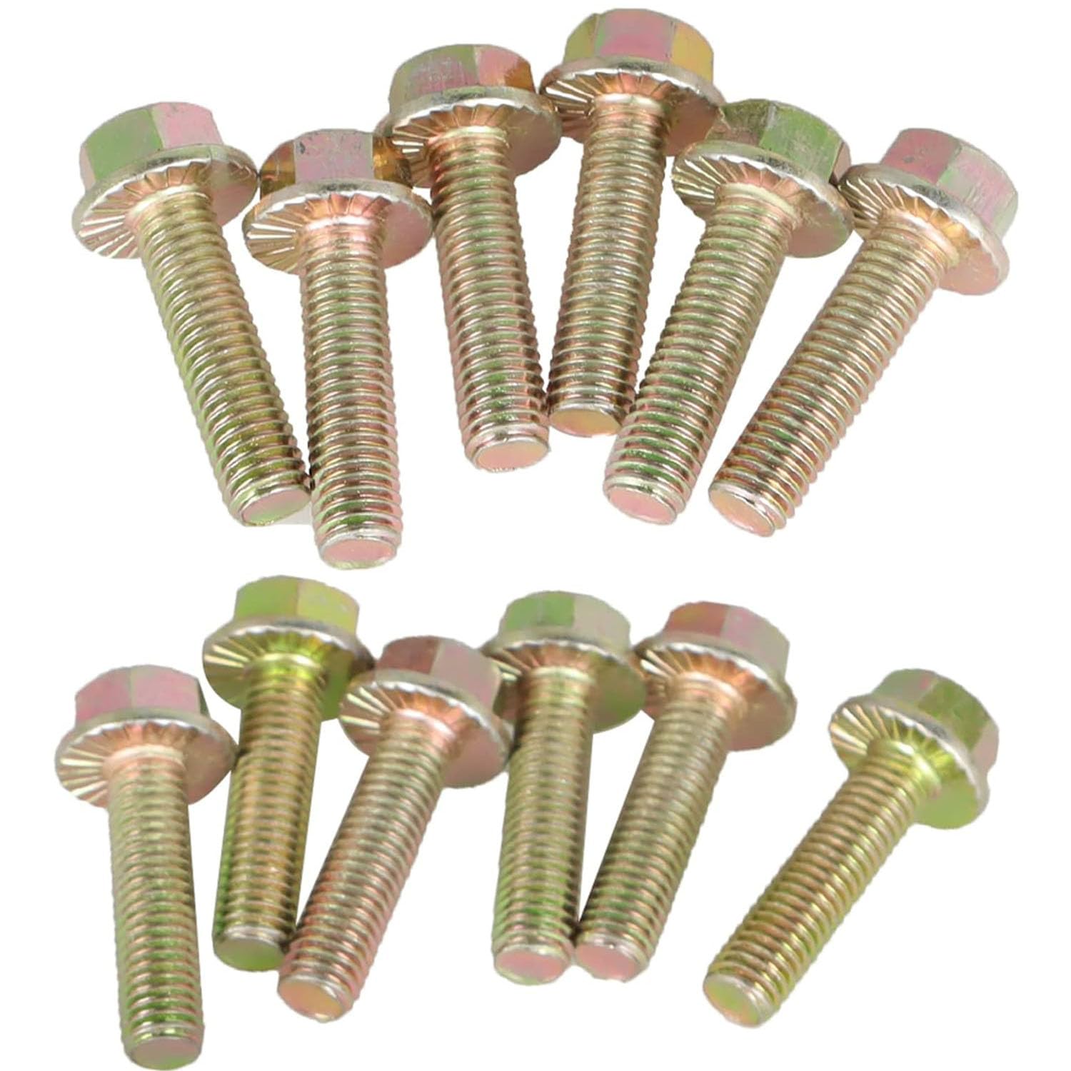 iiLentes Exhaust Manifold Header Bolts Hardware Kit For LS1 HEADER BOLTS LSX LS2 LS3 LS6 LS7 GM Vortec 4.8L 5.3L 6.0L 6.2L 03413