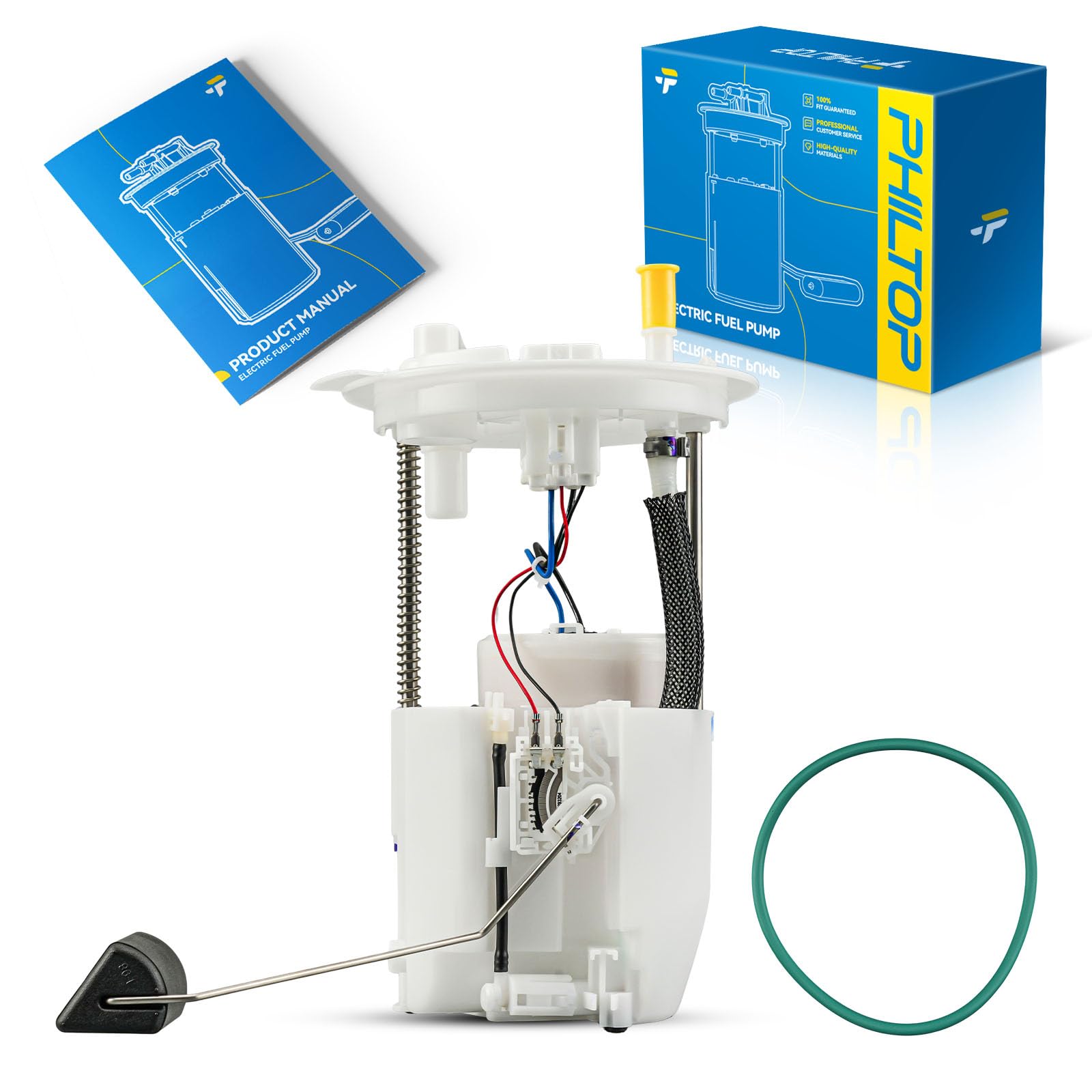 PHILTOP FG1144 Electric Fuel Pump Assembly Fit for Taurus 2010-2012 3.5L, MKS 2010-2012 3.7L, Electric Fuel Pump Module Assembly