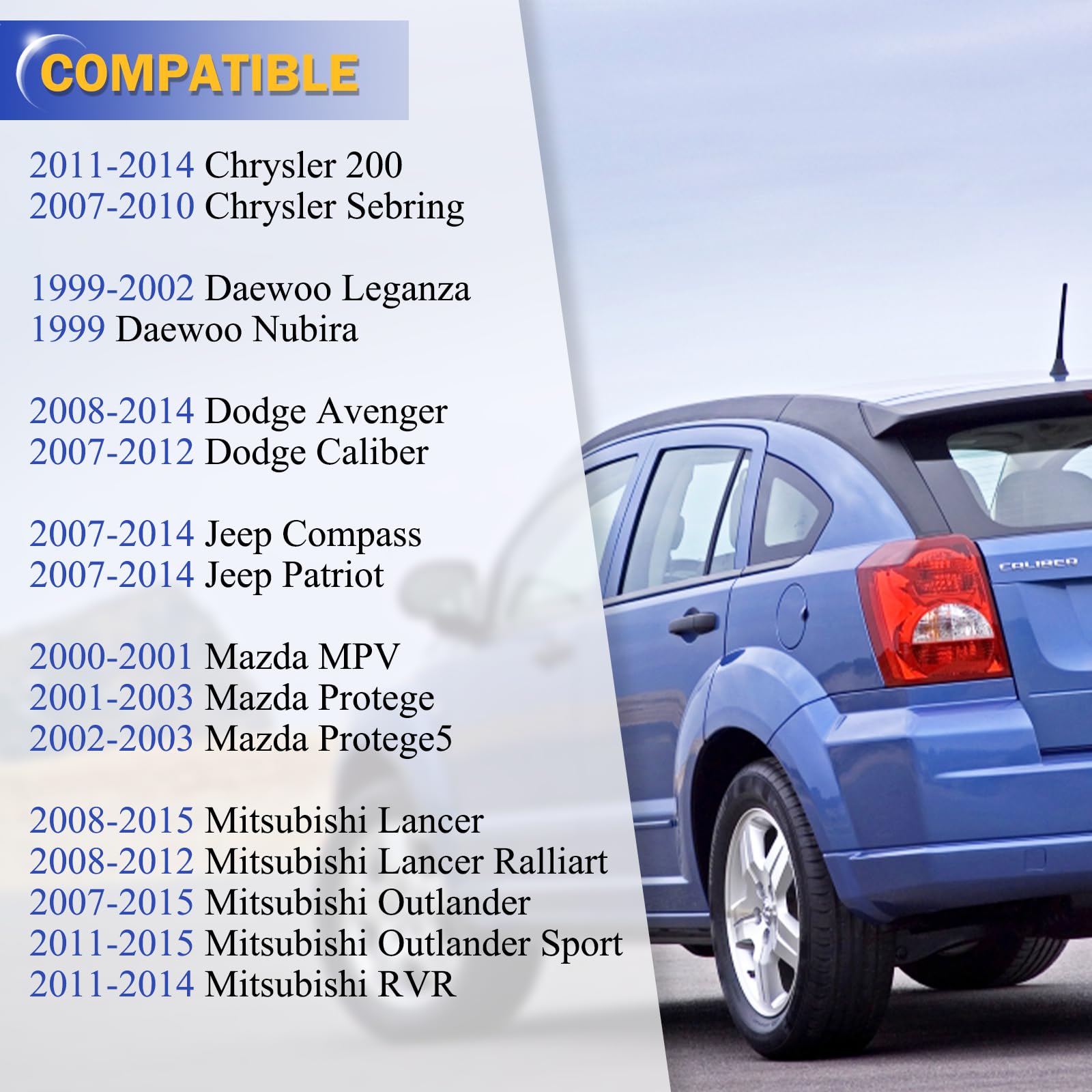 K80258 Zinc-Nickel Alloy Front Stabilizer Sway Bar End Link For Jeep Compass Patriot/Mazda Mpv Protege/Dodge Caliber Avenger/Chr