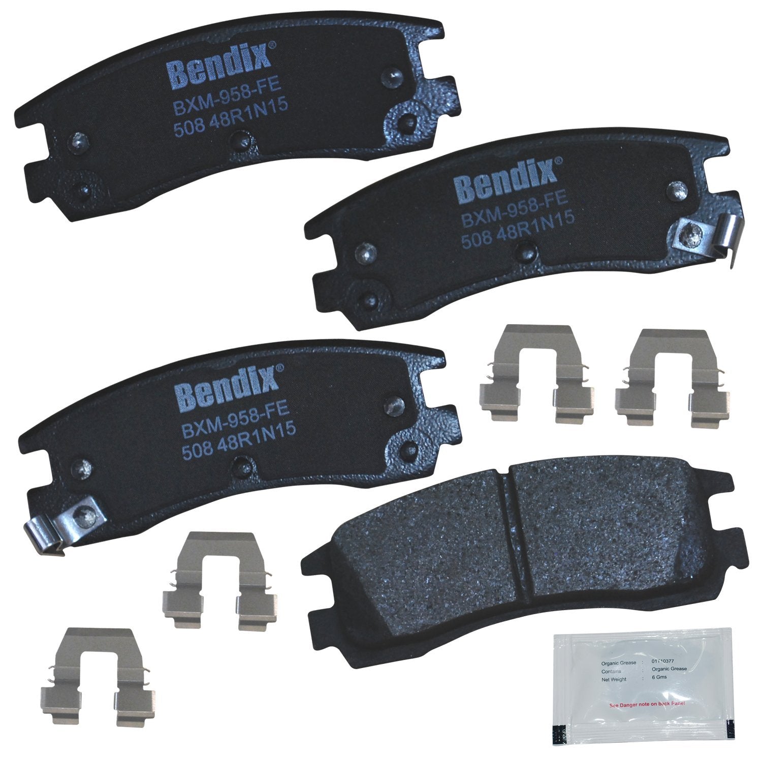 Bendix Priority1 Cfm508 Rear Brake Pads For Lesabre,Park Avenue,Regal,Riviera,Allante,Deville,Eldorado,Seville,Lumina,Monte Carl