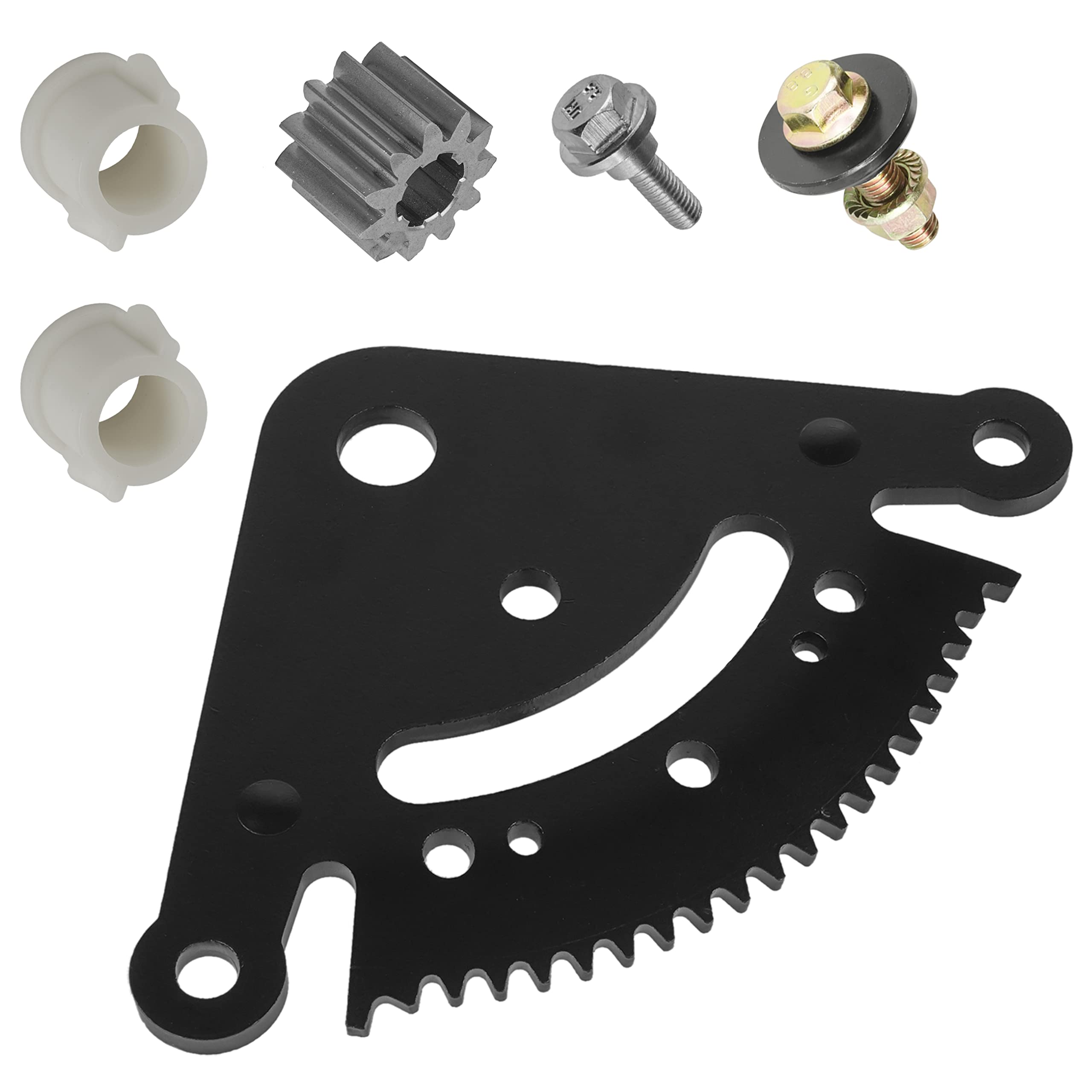 Caltric Steering Sector Plate Compatible with John Deere D100 D105 D110 D120 D125 D130 D140 D150 D155 D160 D170 LA100 LA105 LA11