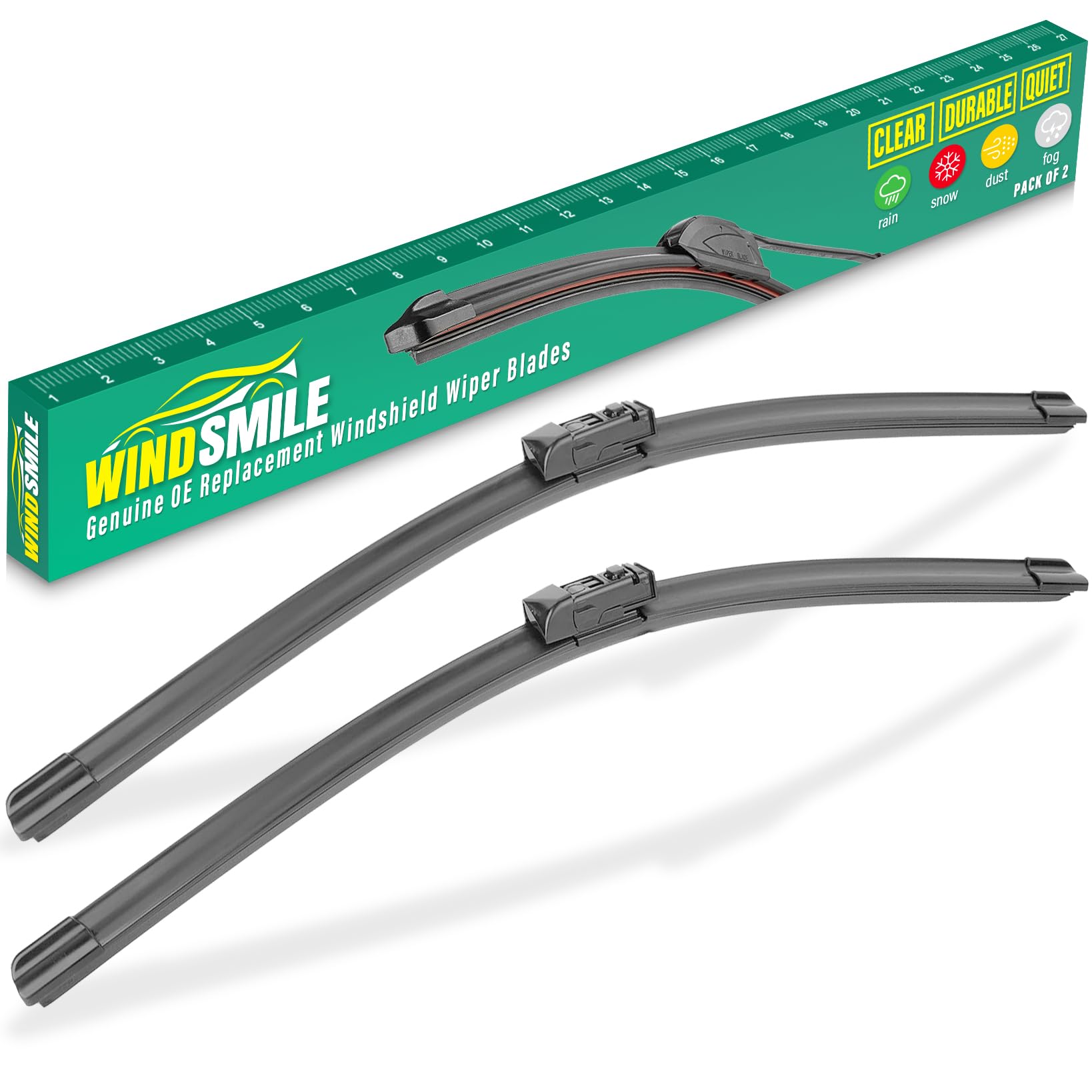 24'' +18'' Windshield Wiper Blades For Mazda Cx5 Cx9 Cx-5 Cx-9 2017 2018 2019 2020 2021 2022 2023 -Oe Replacement Premium All Se