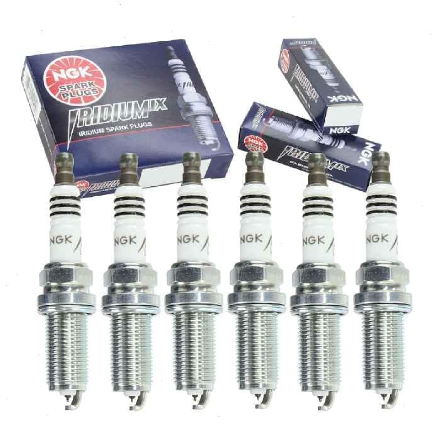 6 pc NGK Iridium IX Spark Plugs compatible with Nissan Xterra 4.0L V6 2005-2015