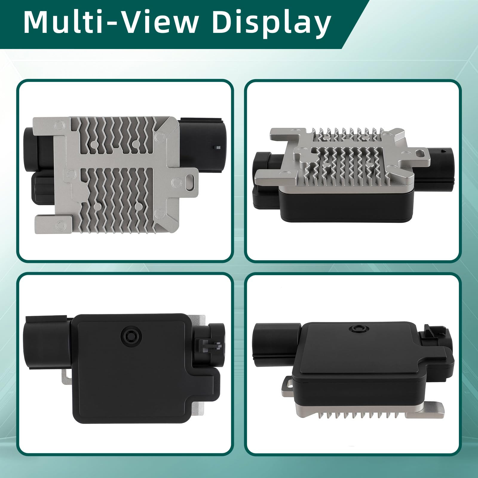 AUTOKAY 940002904 Engine Cooling Fan Control Module Fits for Ford Edge 2007-2015 Flex 2010 Crown Victoria 2006-2011, Lincoln MKX