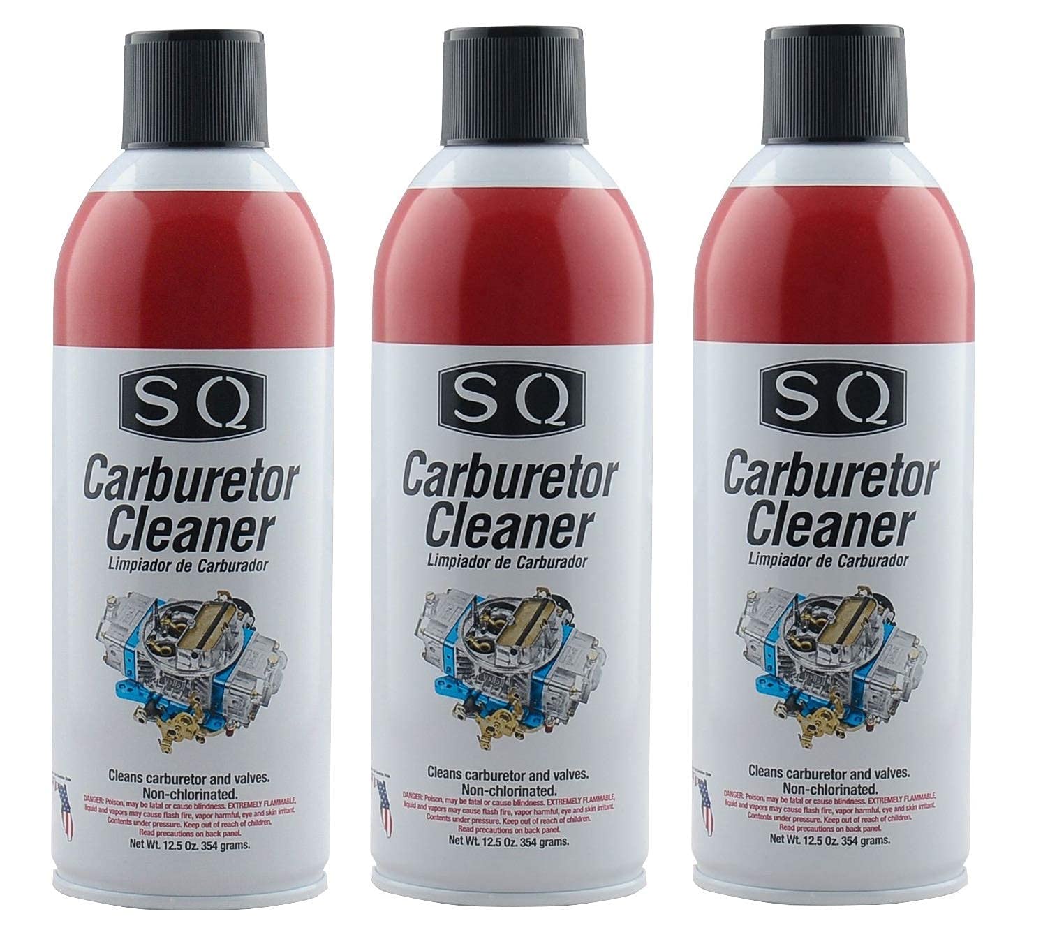 Sq Carburetor Cleaner, 12 Pack, 12.5 Oz Per Bottle