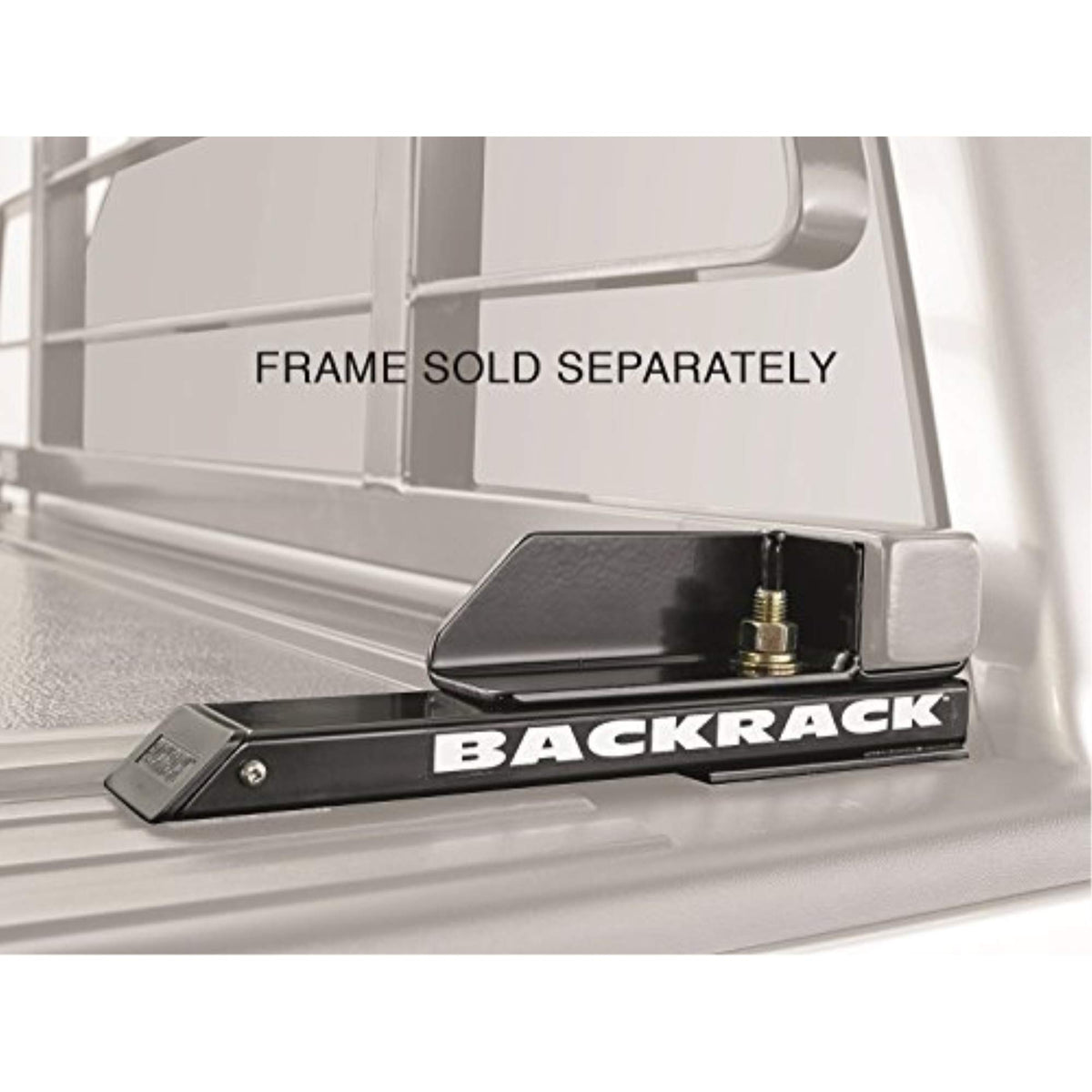 Realtruck Backrack Hardware Kit For Use W/Low-Profile Tonneau, Black, No Drill | 40124 | Fits 2019-2025 Chevrolet/Gmc Silverado/Sierra 2500 Hd/3500 Hd