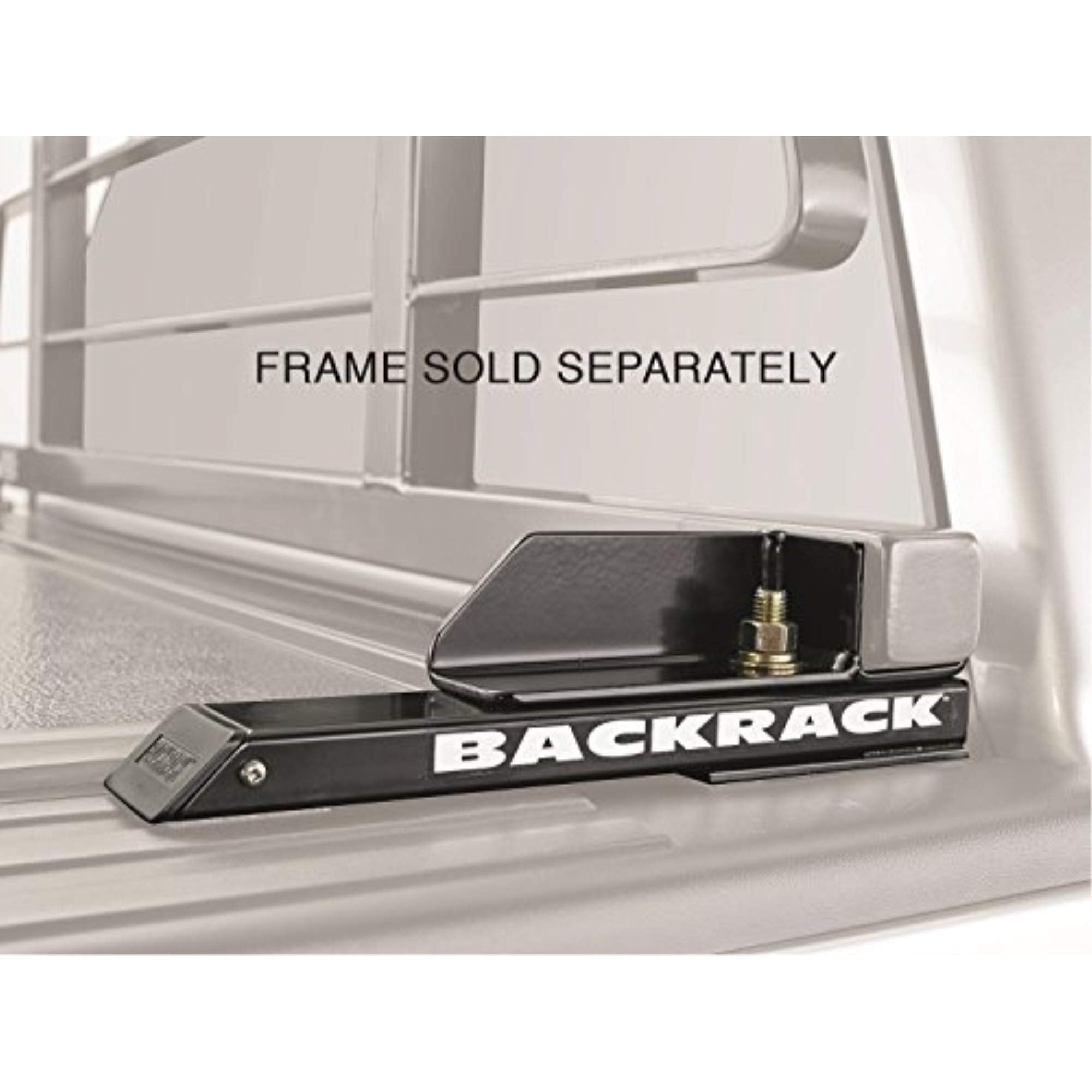 Realtruck Backrack Hardware Kit For Use W/Low-Profile Tonneau, Black, No Drill | 40124 | Fits 2019-2025 Chevrolet/Gmc Silverado/