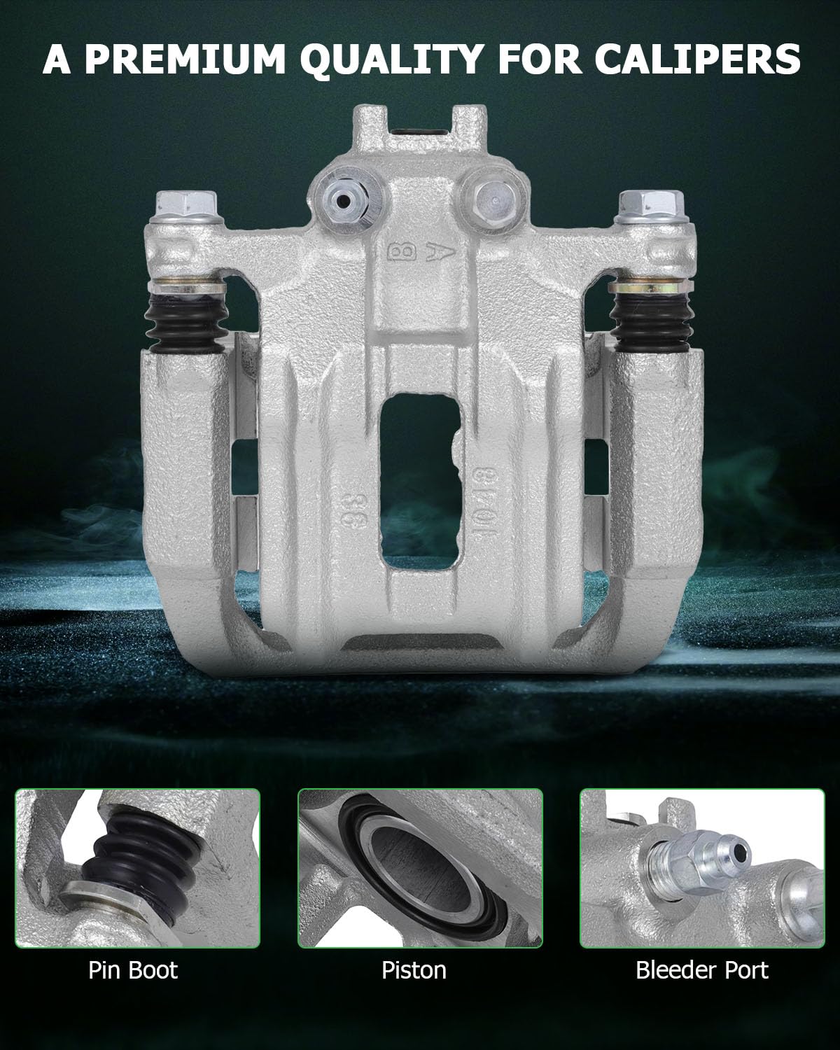 Scitoo 19B2911 Rear Left Disc Brake Caliper Assembly W/Bracket For Honda For Cr-V 2005-2006