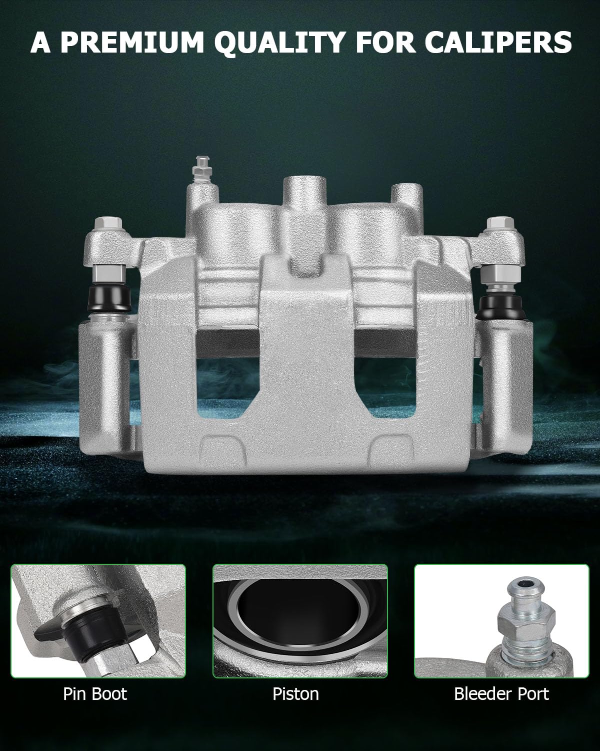 Scitoo 18B4989 Front Right Disc Brake Caliper Assembly W/Bracket For Buick For Lucerne 2006-2011,For Chevy For Impala 2006-2013,