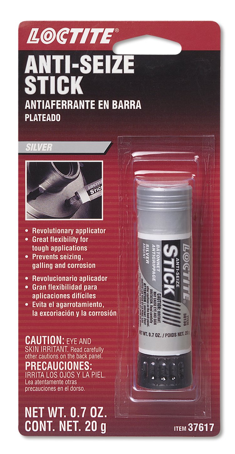 Loctite 37617-6PK Silver-Grade Anti-Seize Lubricant, 20-gram Stick, (Pack of 6)