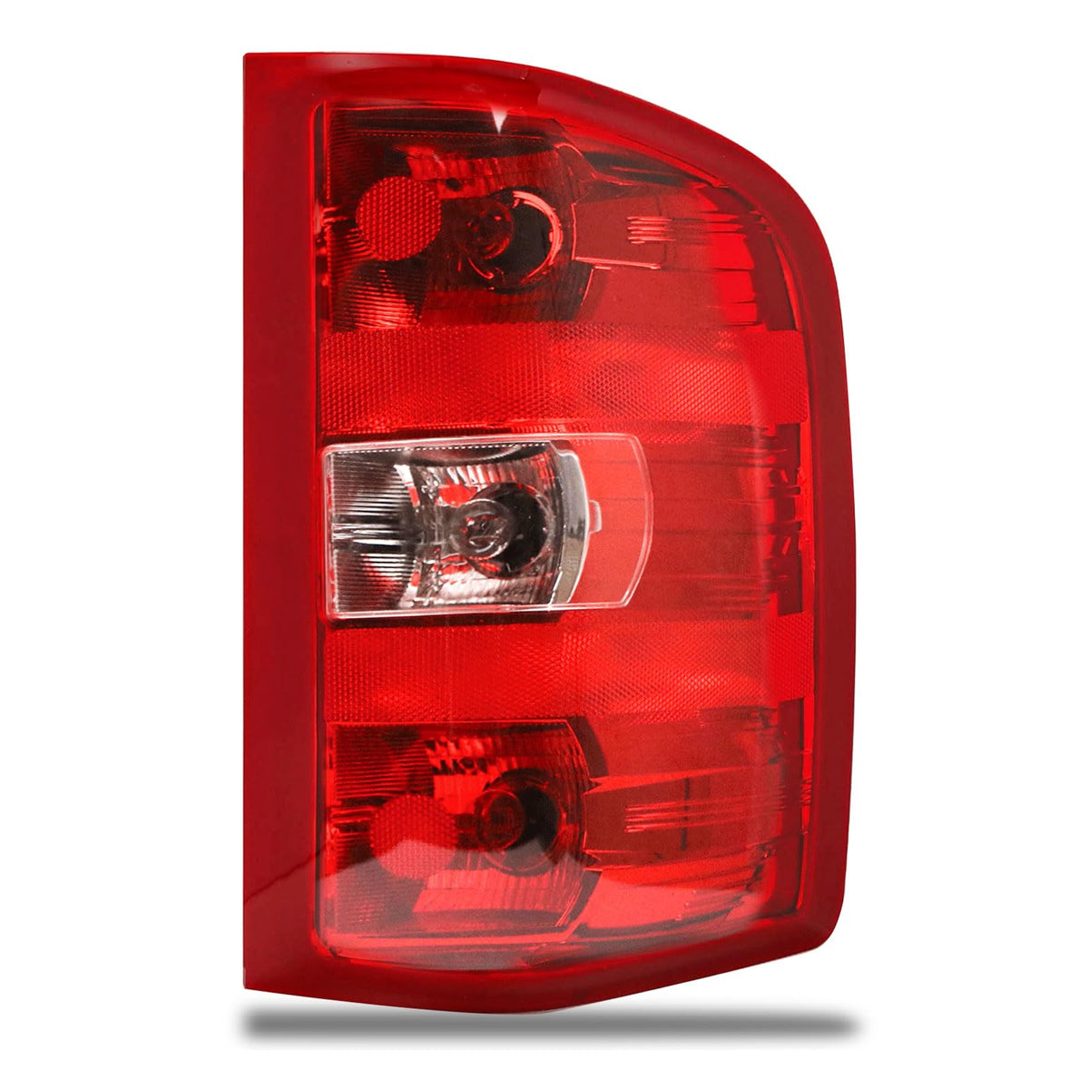 Lathsy Tail Light Assembly Compatible With 2007-2013 Chevy Silverado 1500 2500Hd 3500Hd Gmc Sierra 2500 Hd 3500 Hd (Red Border,
