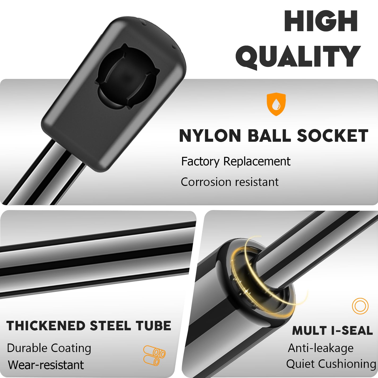 Rear Trunk Lids Lift Supports Struts Gas Springs Shocks For Buick Century 00-05, Buick Regal 99-04, Oldsmobile Intrigue 98-02 Wi