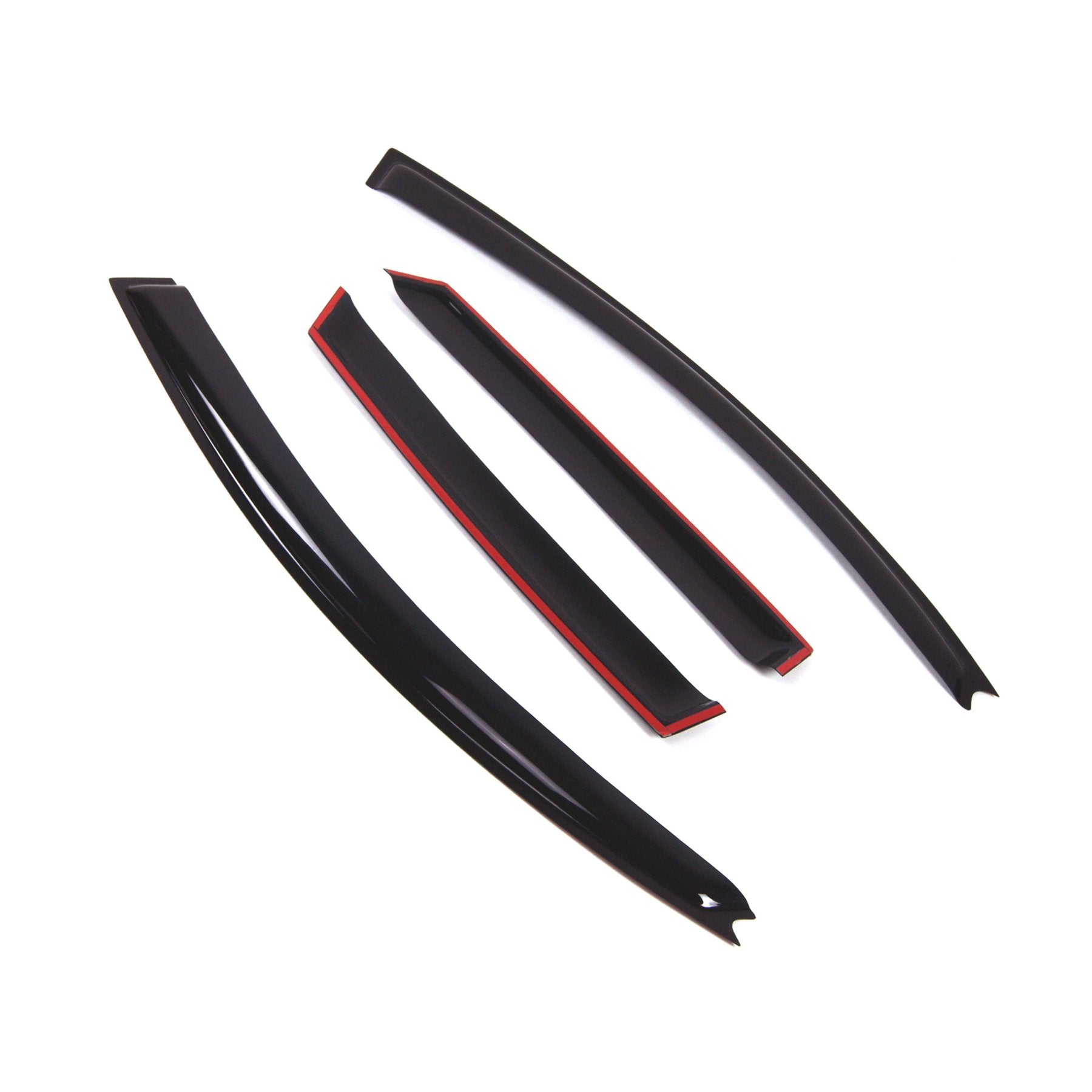 Car Window Rain Guard | Outside Mount Visors Auto Side Window Deflectors | Windows Visor Rain Shields Compatible With 2004-2009