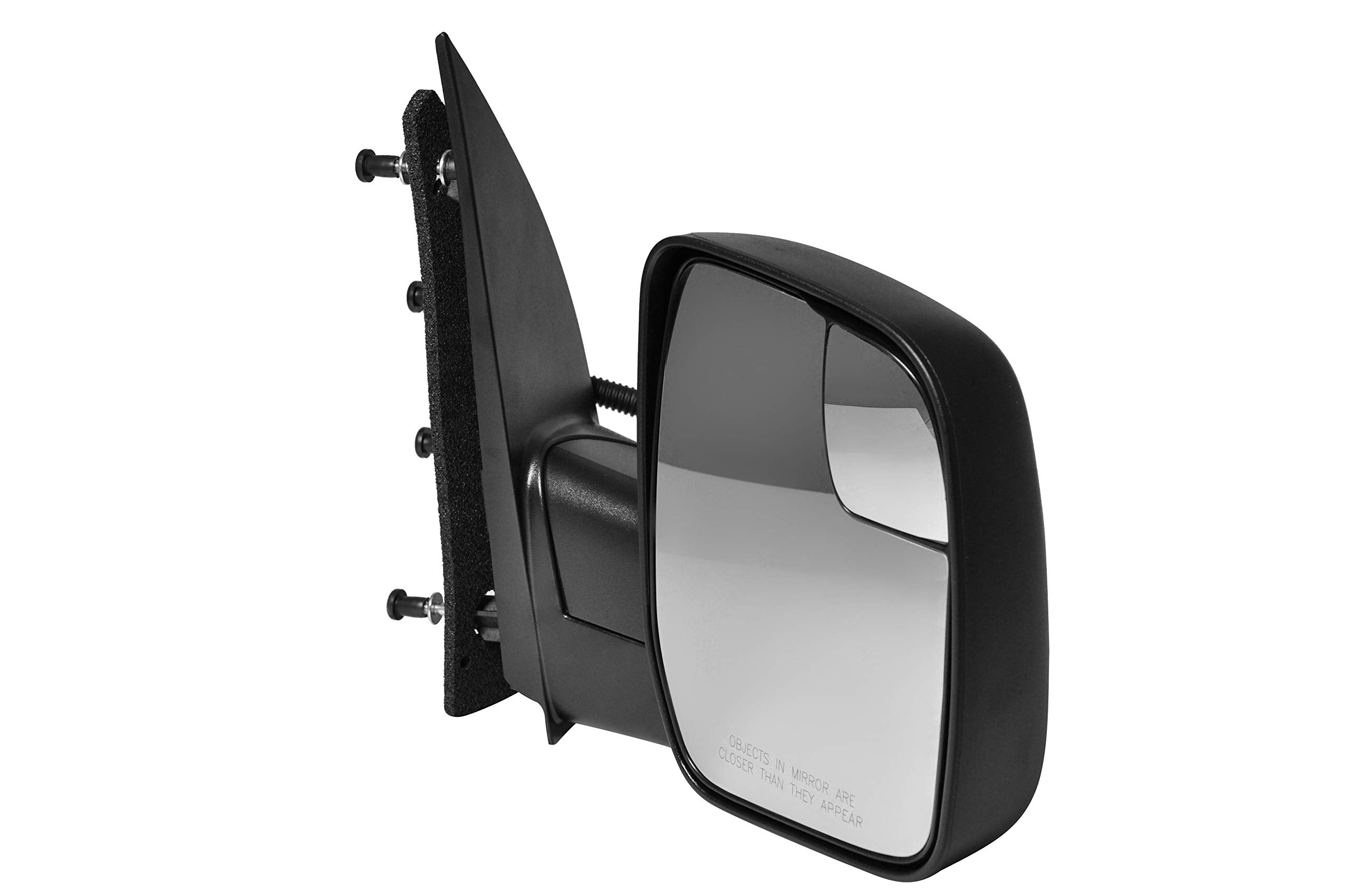Dependable Direct Passenger Side Textured Side View Mirror Compatible With 2010-2014 Ford E-150 E-250 E-350 E-450 Super Duty - P