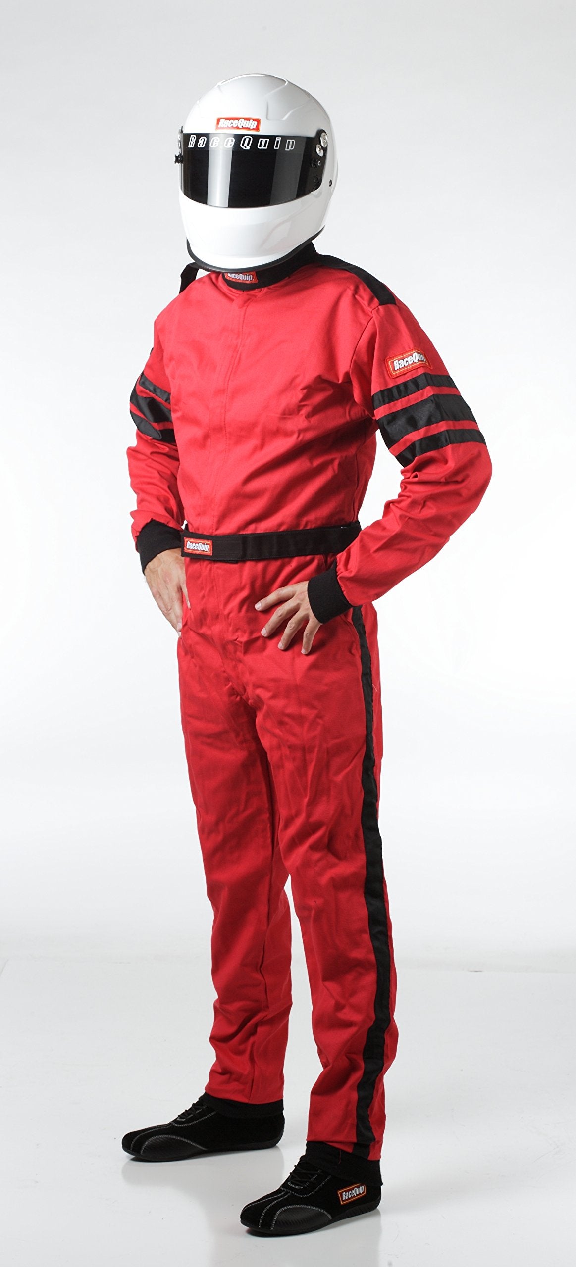 Racequip Racing Driver Fire Suit One Piece Single Layer Sfi 3.2A/ 1 Red 2X-Large 110017
