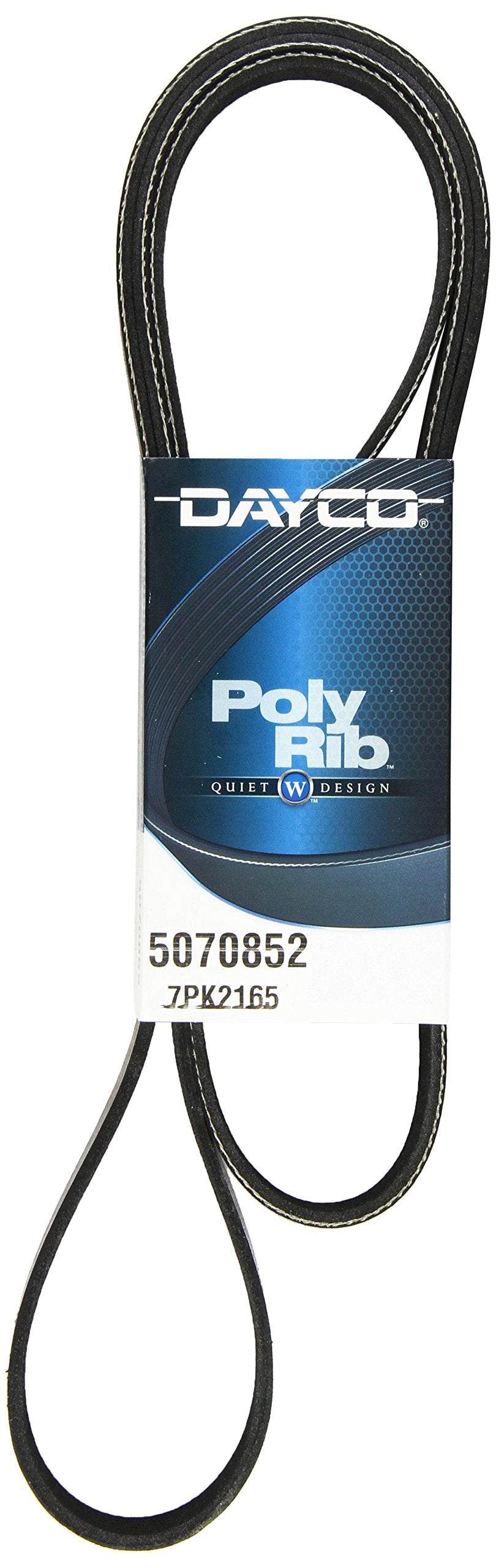 Dayco 5070852 Serpentine Belt , Black