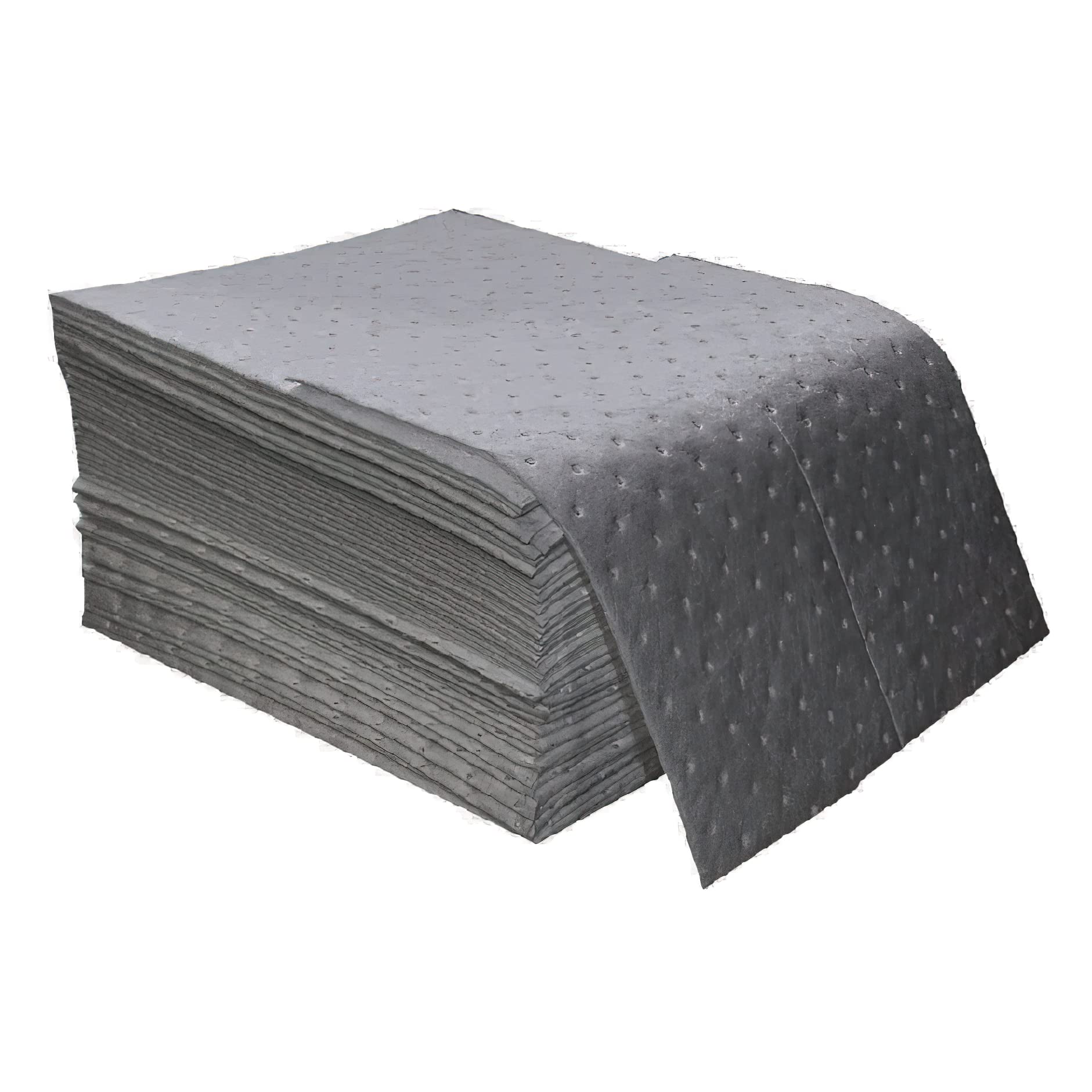 ATERET Oil Mat I Medium Weight Universal Absorbent Pad I 15 x 18 I 100 Universal Absorbing Pads I Grey