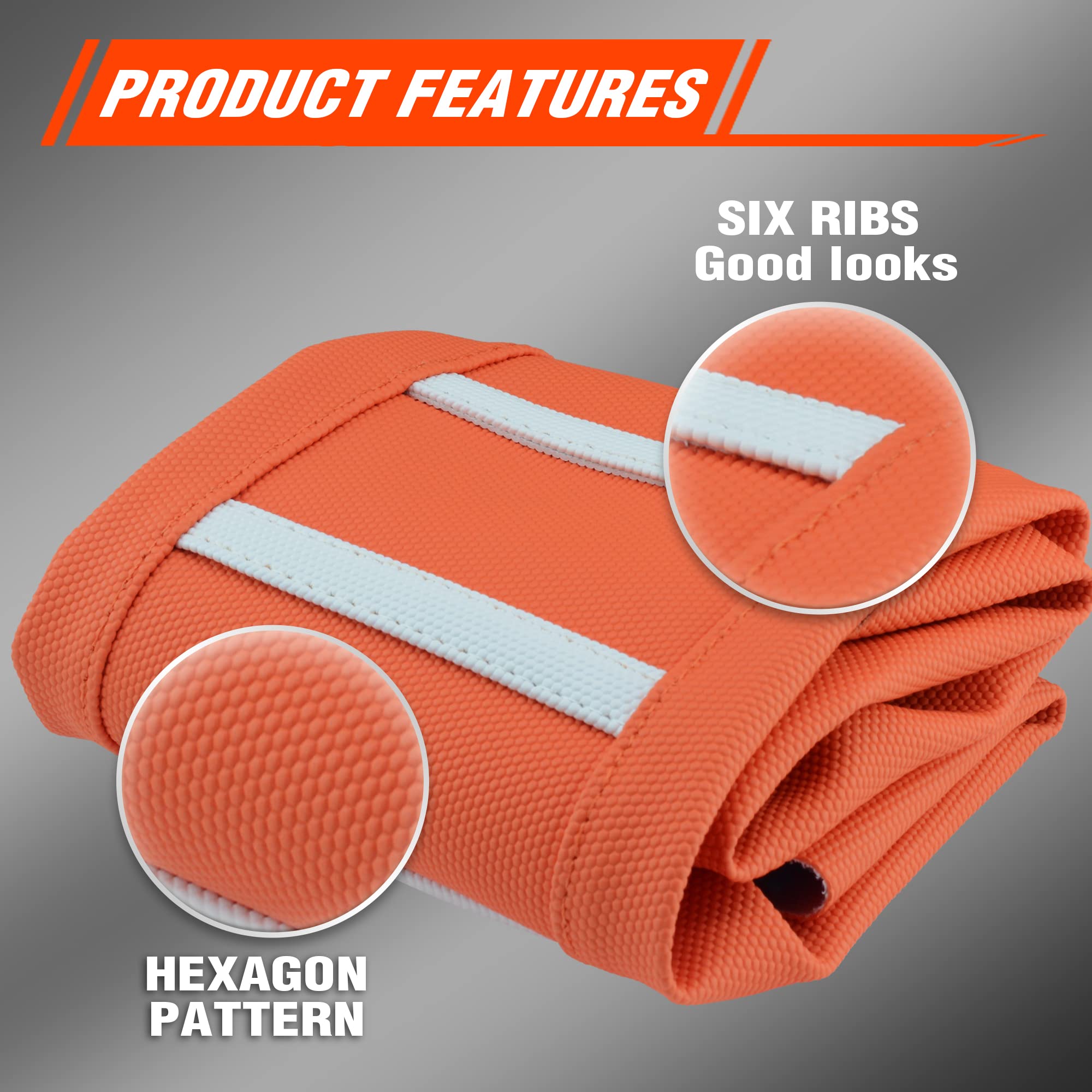 Fewfuss Dirt Bike Seat Cover - White Stripe Universial Seat Cover For Dirt Bike - Motorcycle Motorcross Enduro Seat Covers (Oran