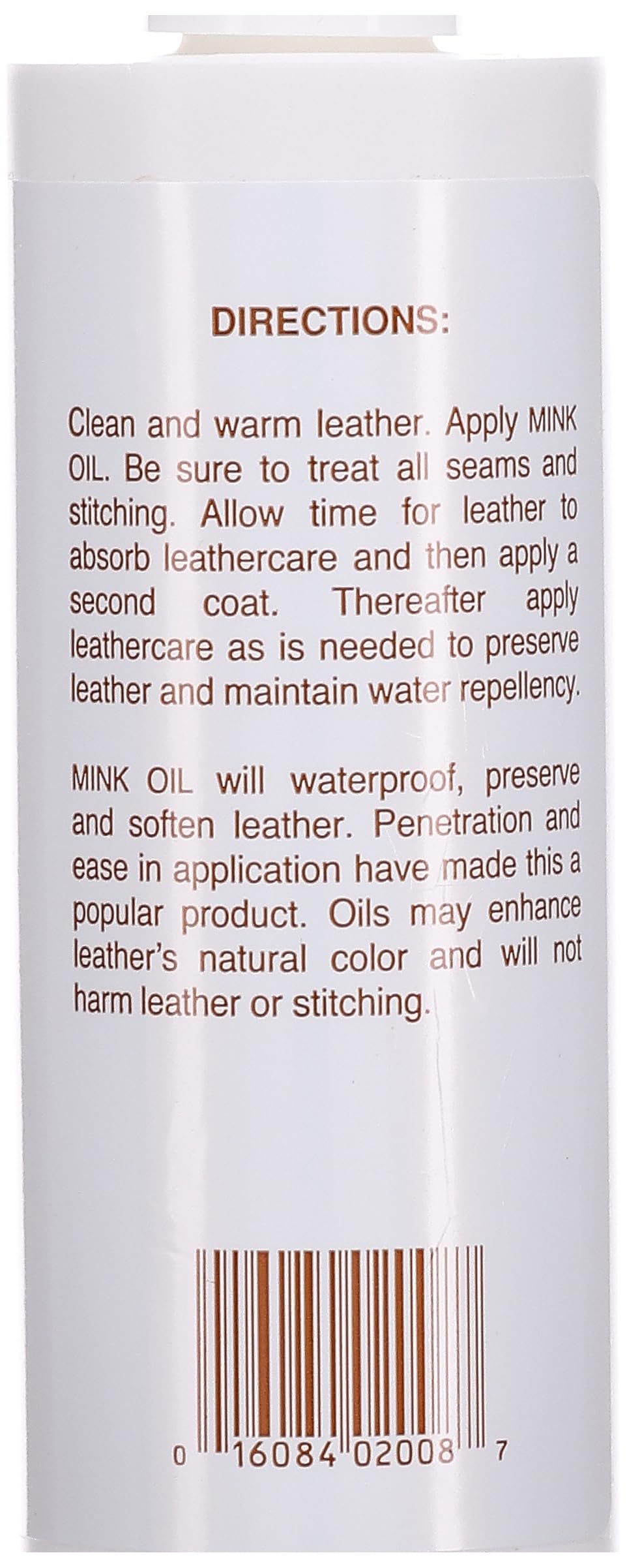 Bee Natural Mink Oil Clear, 8 Oz