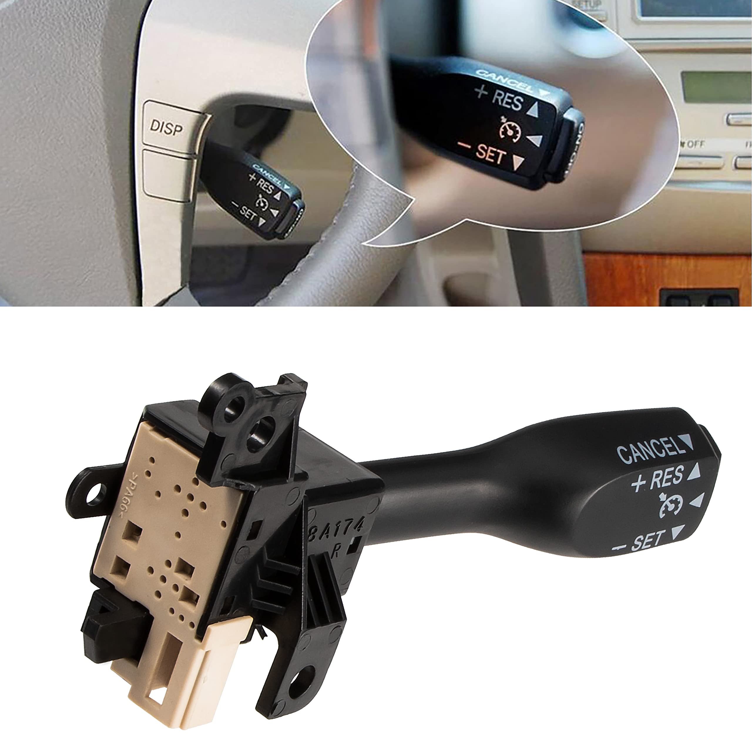 Cruise Control Switch Fits Camry Corolla Highlander Rav4 Matrix Tundra Yaris Scion 84632-34011 Black