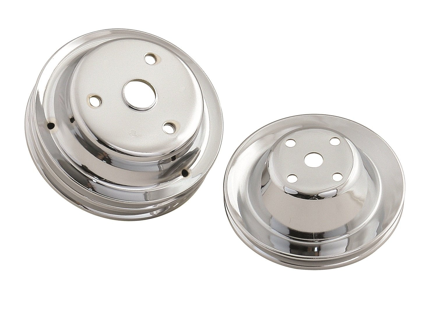 Mr. Gasket Chrome Pulley Set Sb Chev