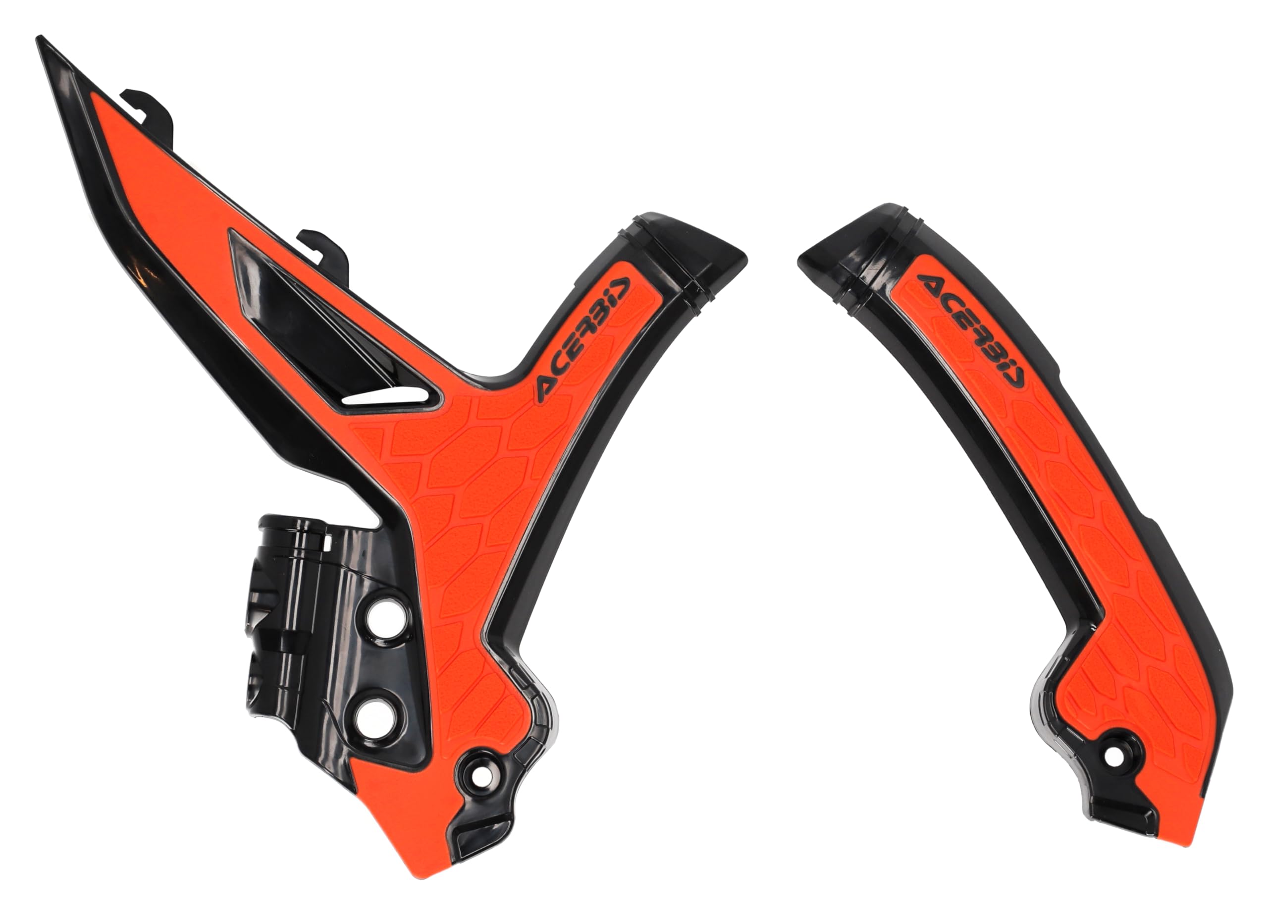 Acerbis X-Grip Frame Protectors-KTM-SX/SX-F 125-450-23-24-Black/Orange