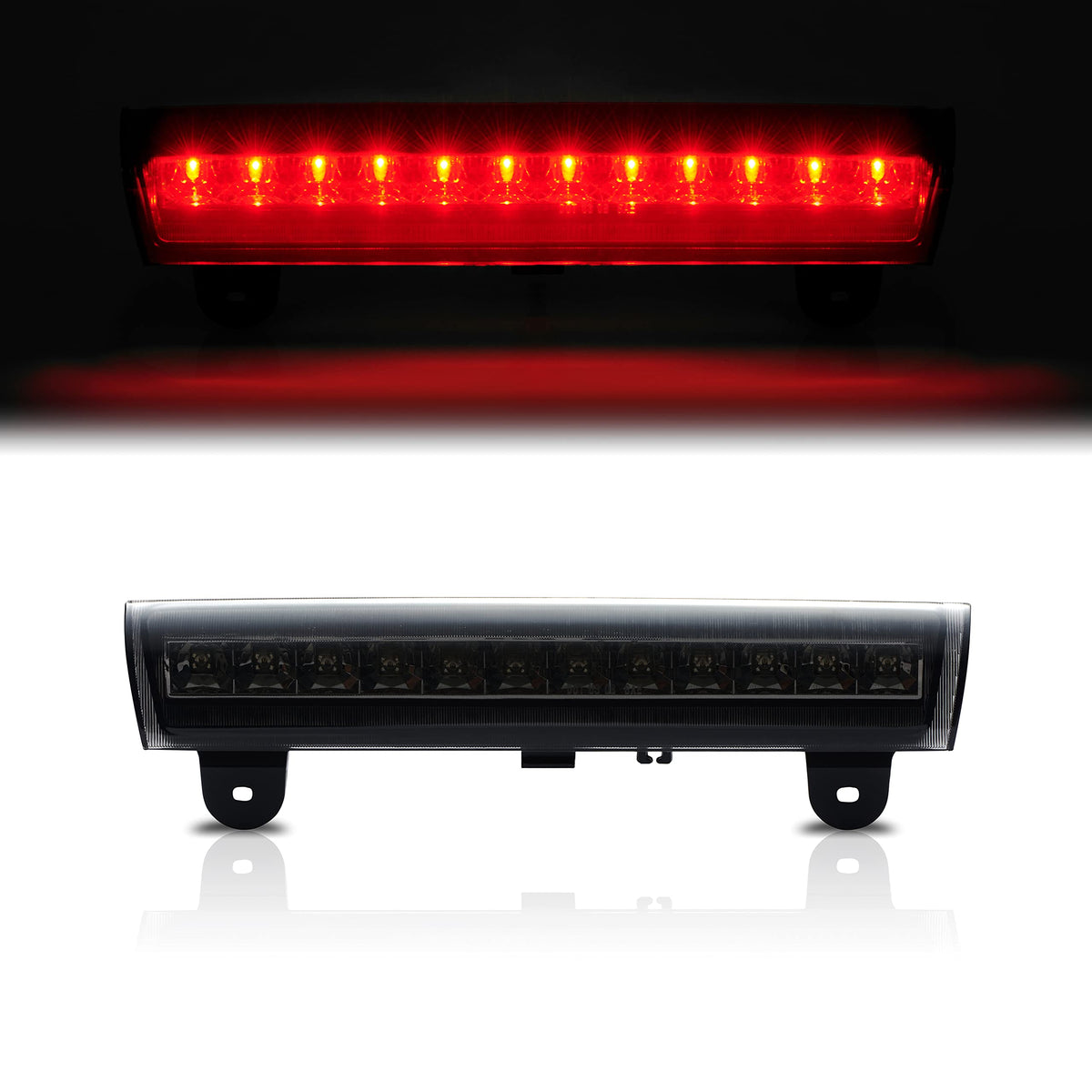 Cxdar Third 3Rd Brake Light Led For 2000-2006 Chevy Suburban Tahoe, High Mount Rear Brake Lights Assembly For 00-06 Gmc Yukon, W