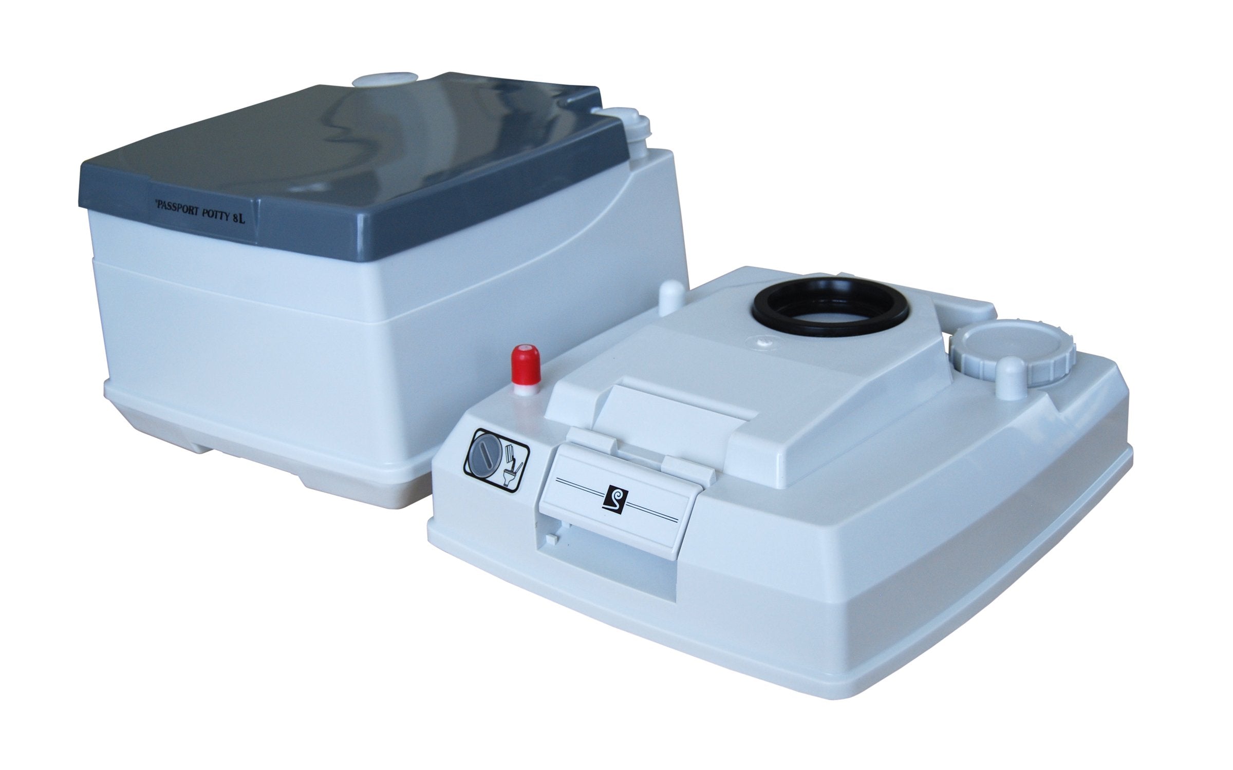 Sanitation Equipment Passport Potty 8 Liter, White