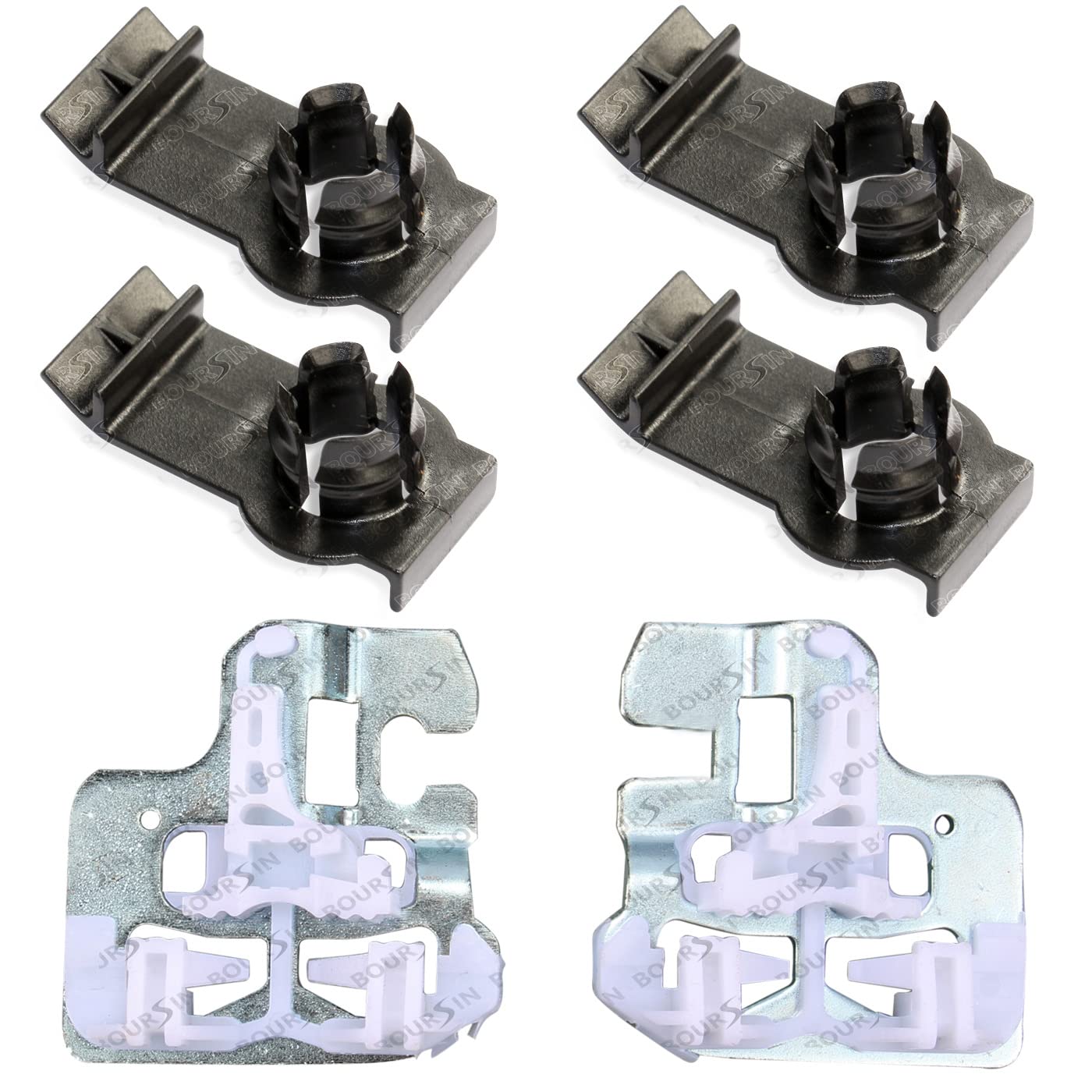 Boursin Window Regulator Repair Clip Compatible with BMW X5 E53 SAV SUV 3.0i 4.4i 4.6is 4.8is 2000-2006 Front Left/Right 5133825
