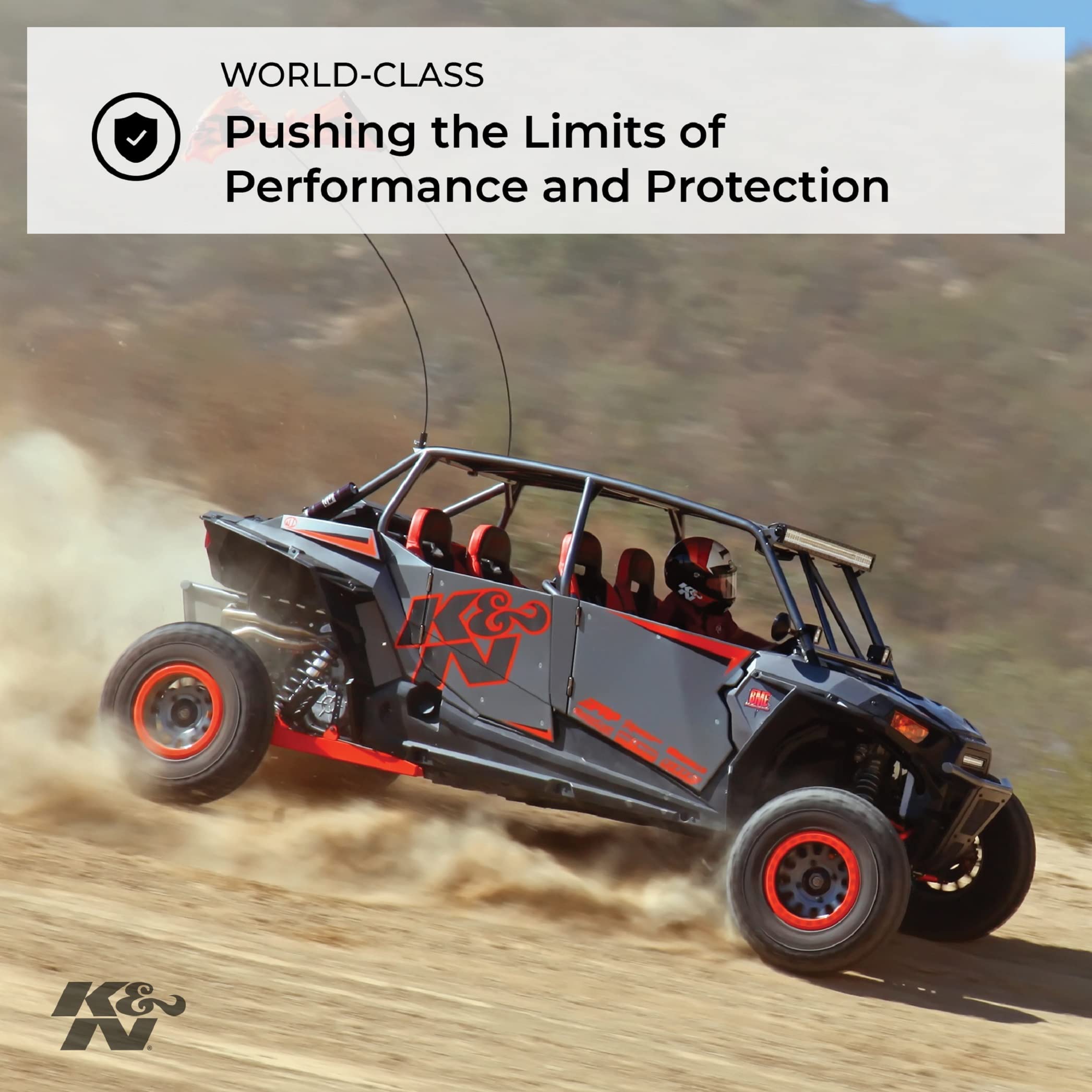 K&N Engine Air Filter: High Performance, Powersport Air Filter: Fits 2015-2019 POLARIS (Ace 900 XC, General 1000 EPS, Deluxe, Hu