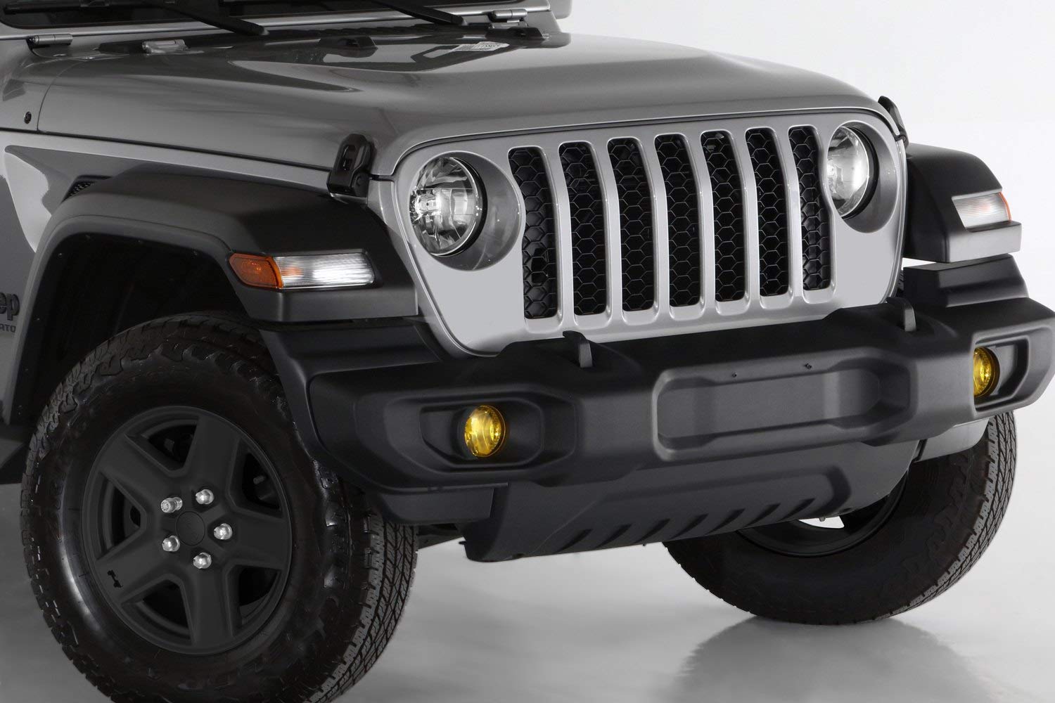 Gt Styling Gt0768Fy Transparent Yellow Fog Light Covers Fits 2019-2021 Ram 1500 Laramie